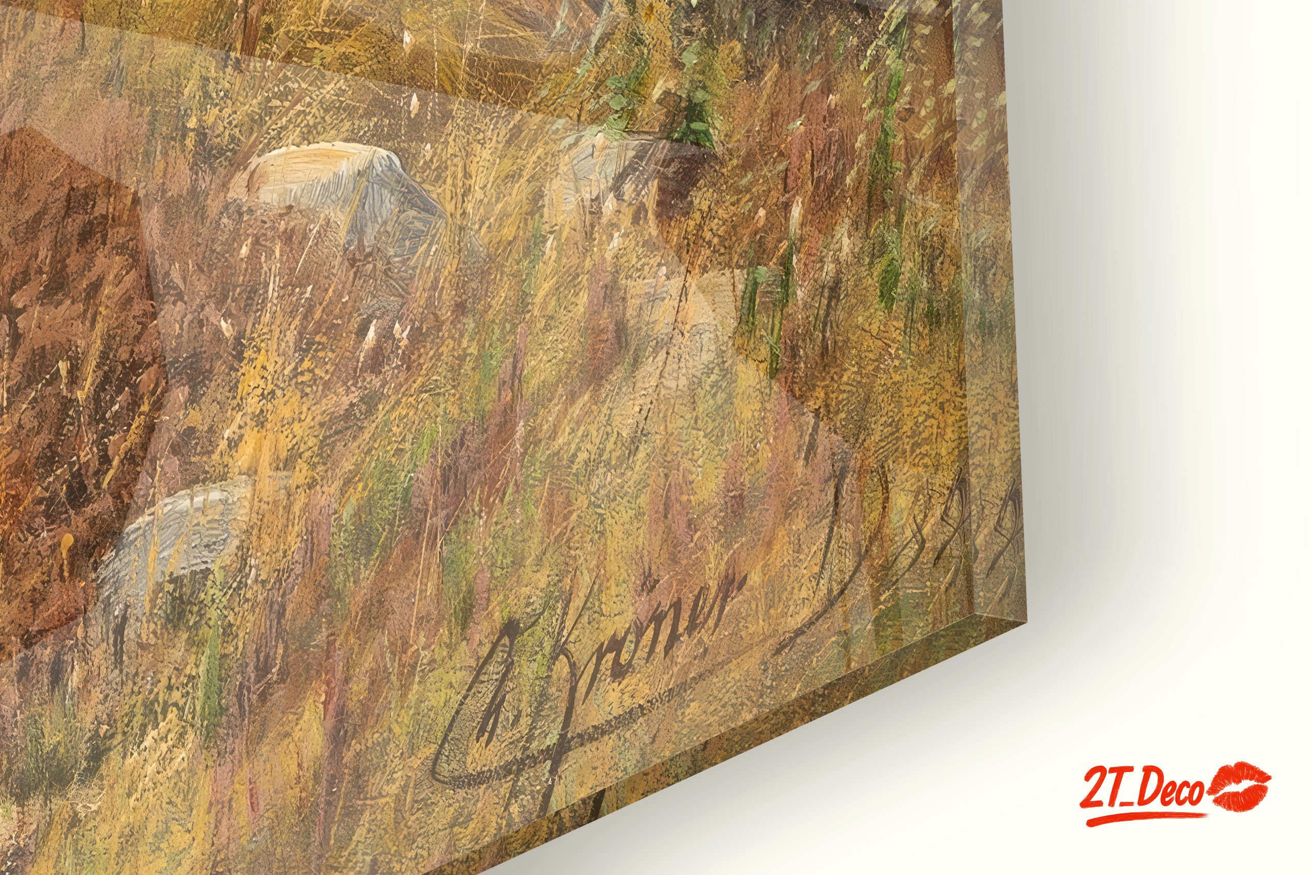 Deer In A Lush Forest Landscape - Image 9