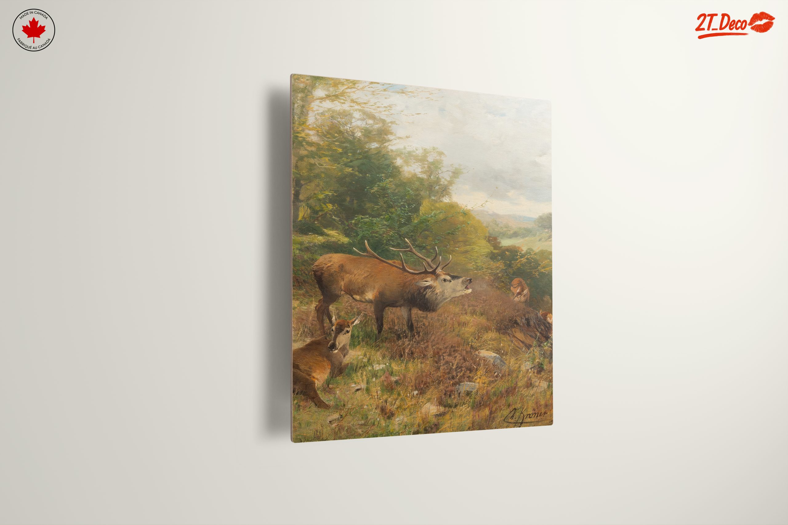 Deer In A Lush Forest Landscape - Image 13