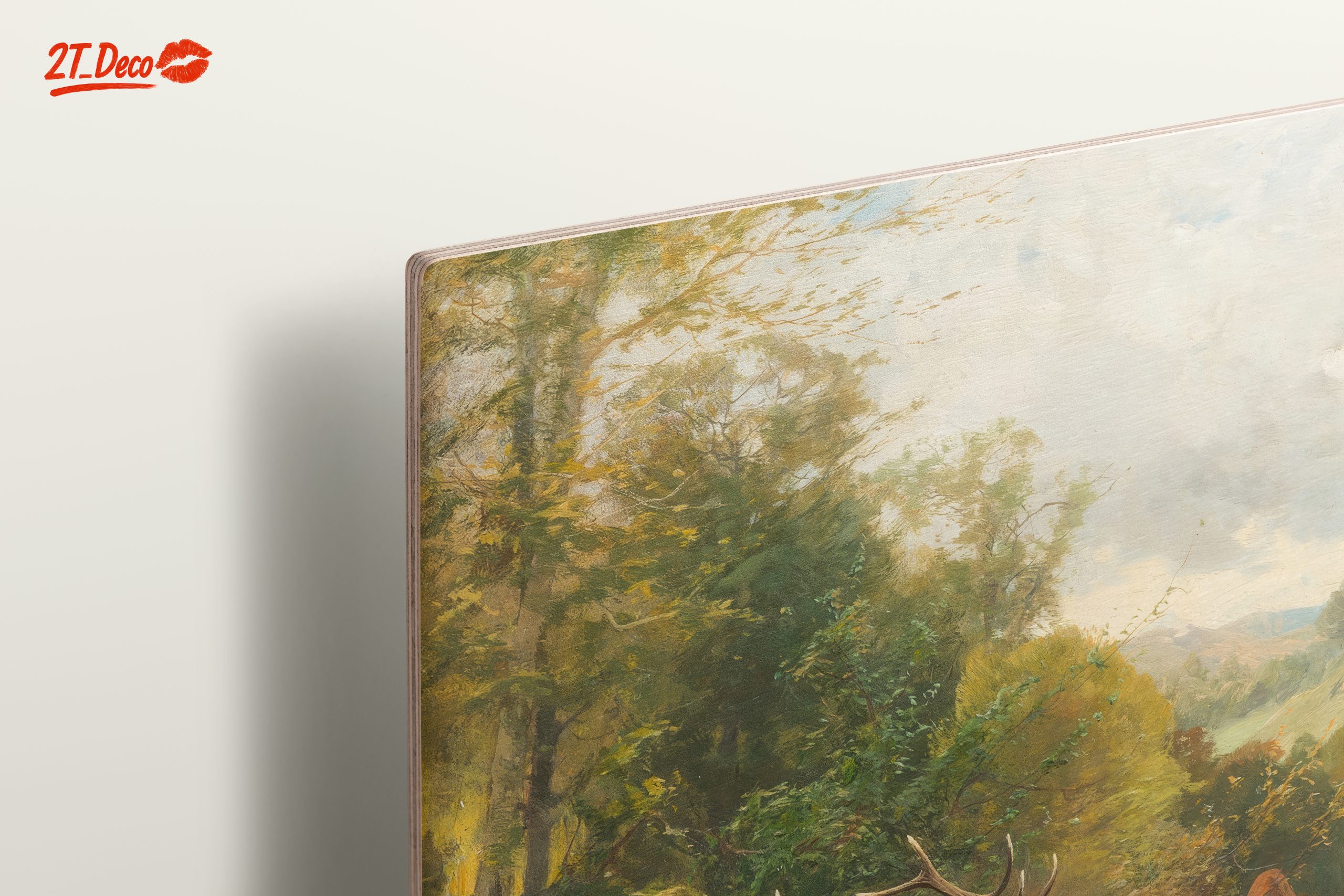 Deer In A Lush Forest Landscape - Image 15
