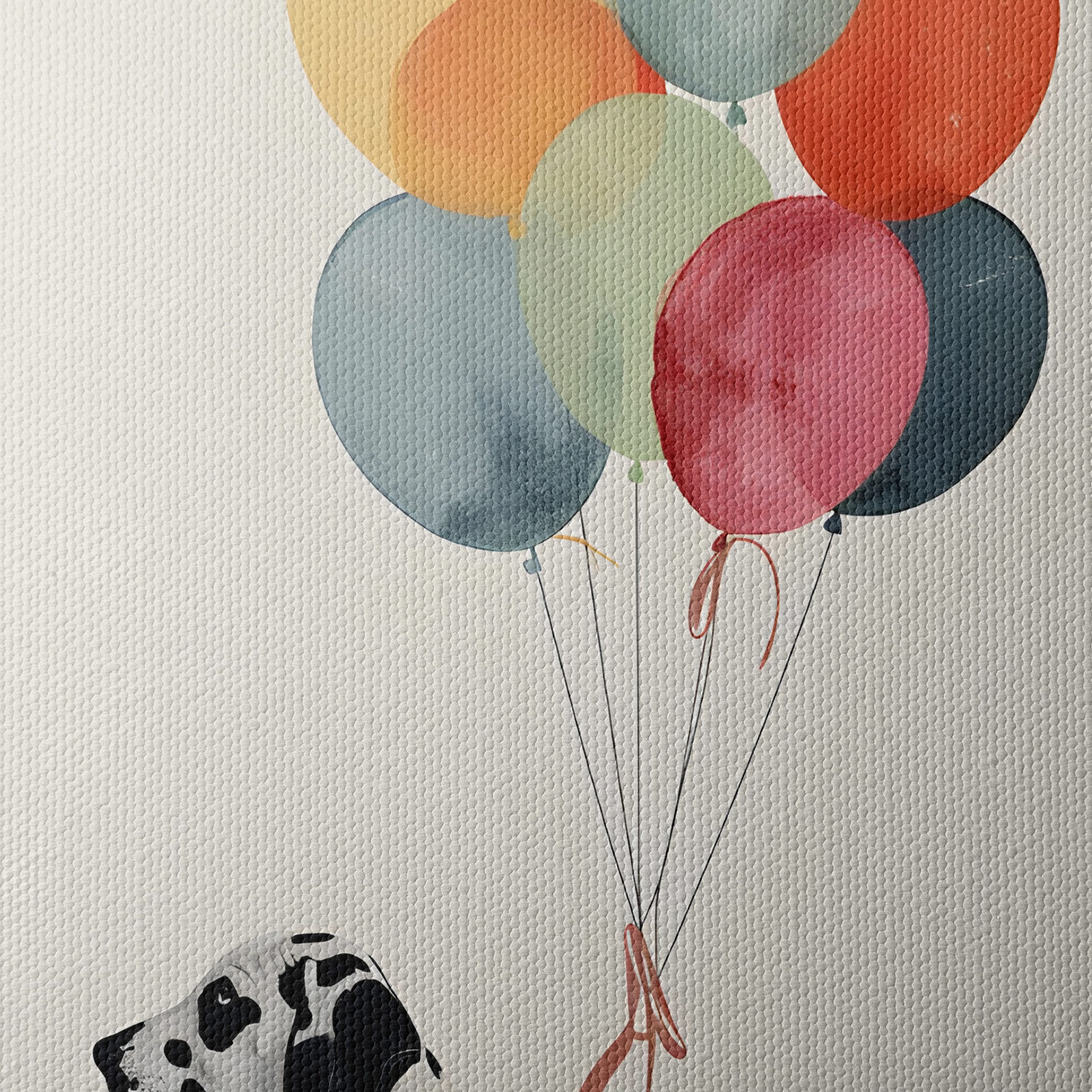 Dalmatian Dog with Colorful Balloons - Image 4