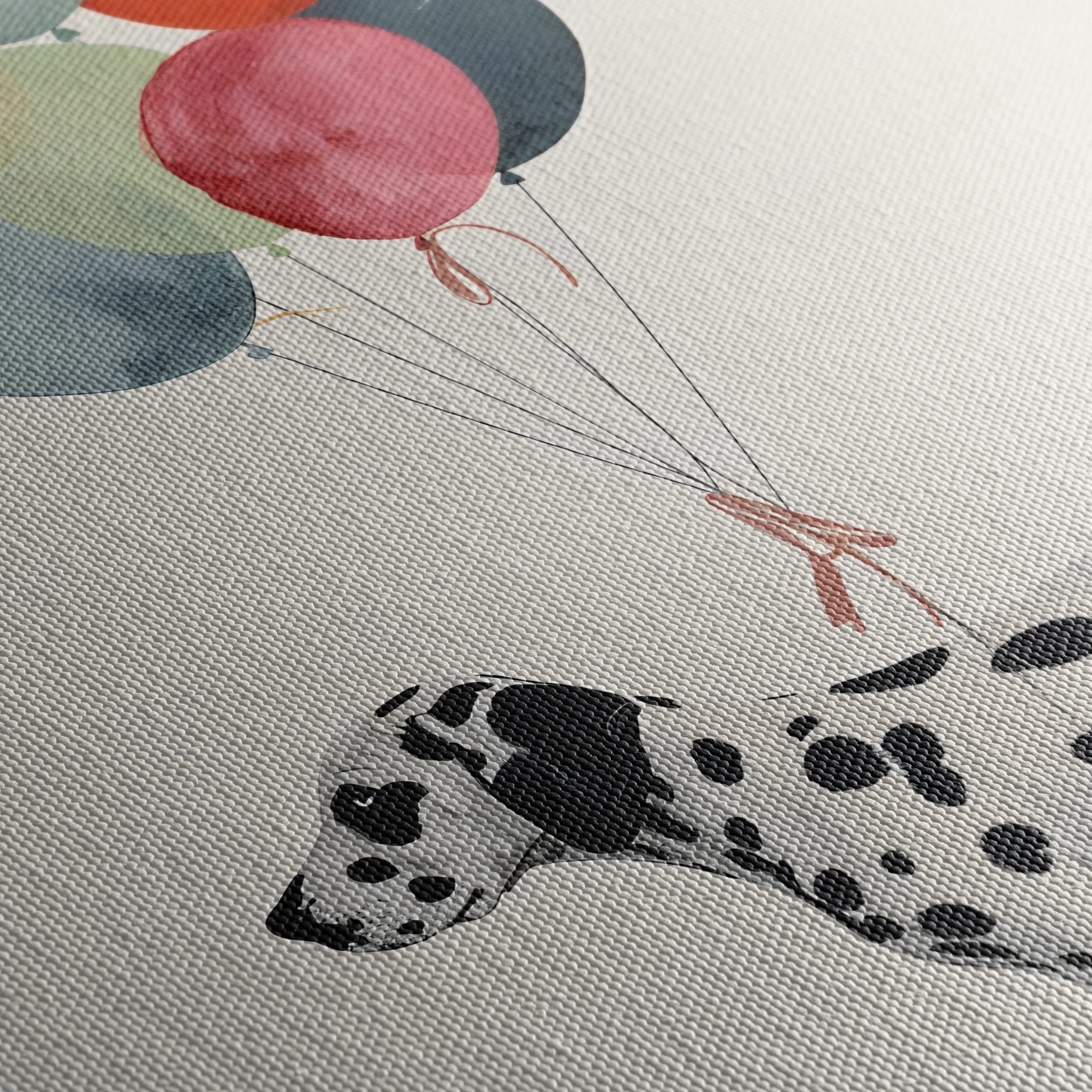 Dalmatian Dog with Colorful Balloons - Image 5