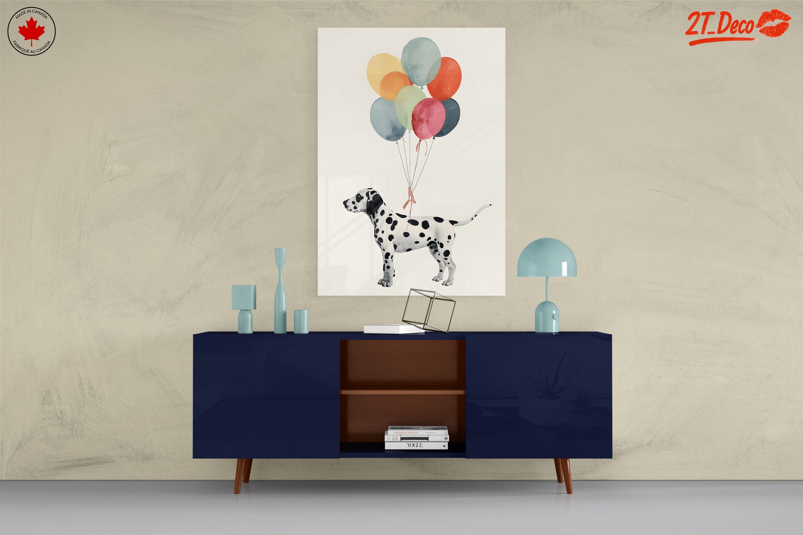 Dalmatian Dog with Colorful Balloons - Image 8