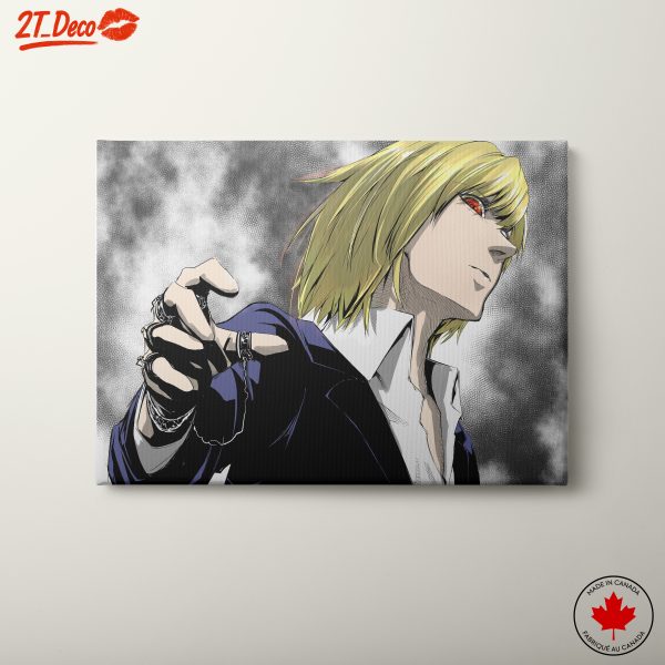 Death Note Character Art with Bold Complications