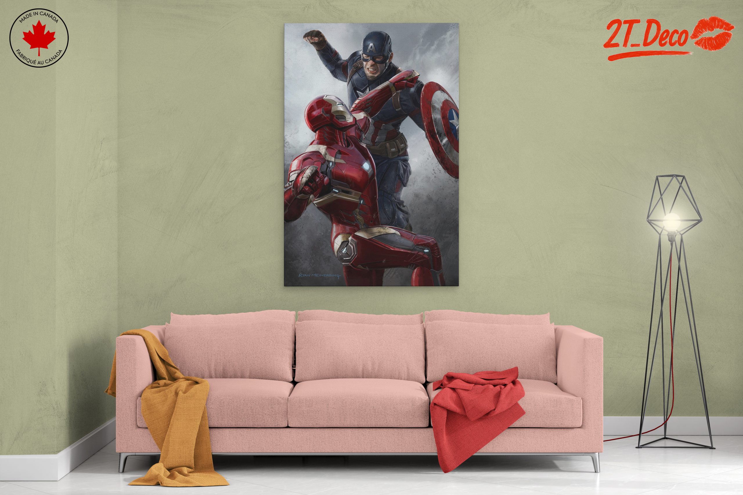 Epic Battle Between Captain America and Iron Man - Image 2