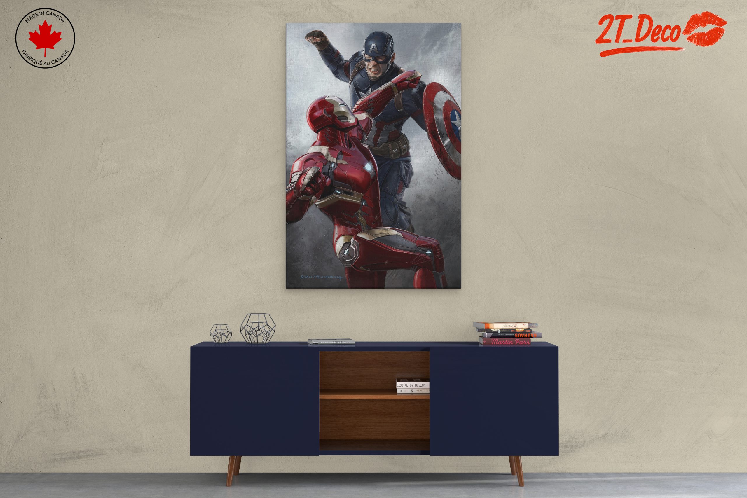 Epic Battle Between Captain America and Iron Man - Image 3
