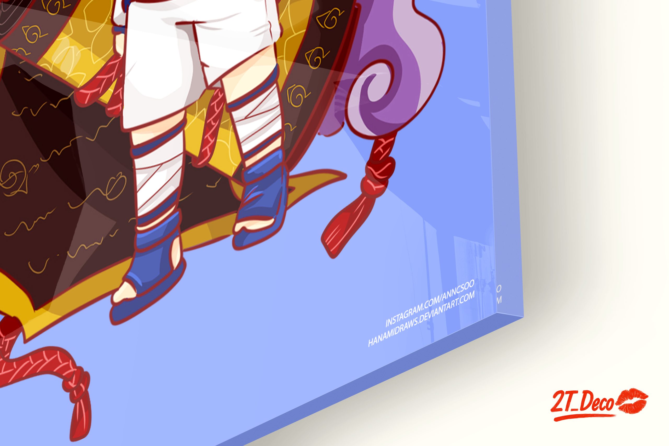 Chibi Naruto Characters in Colorful Background - Image 9