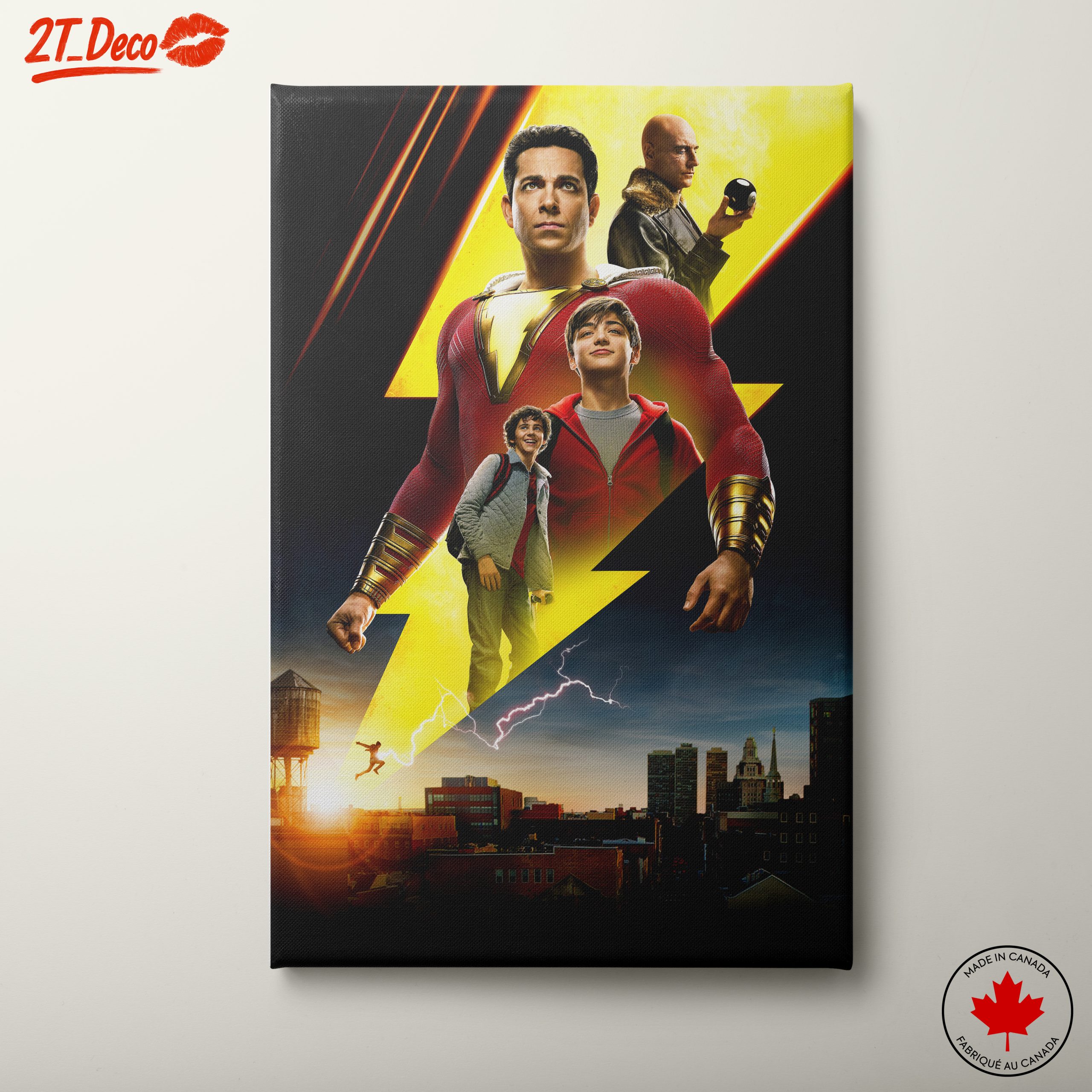 Shazam Comic Art Featuring Popular Characters