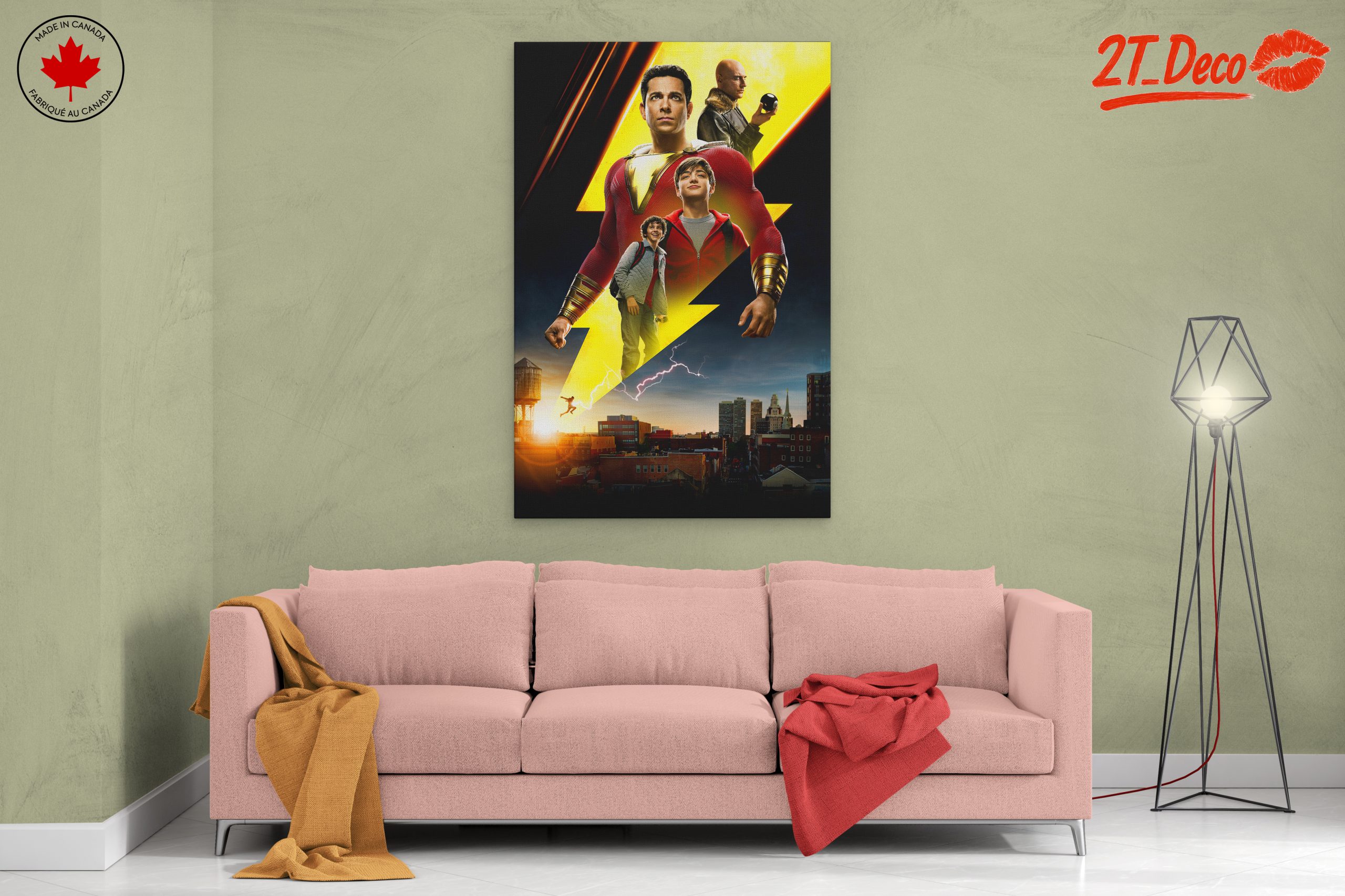 Shazam Comic Art Featuring Popular Characters - Image 2