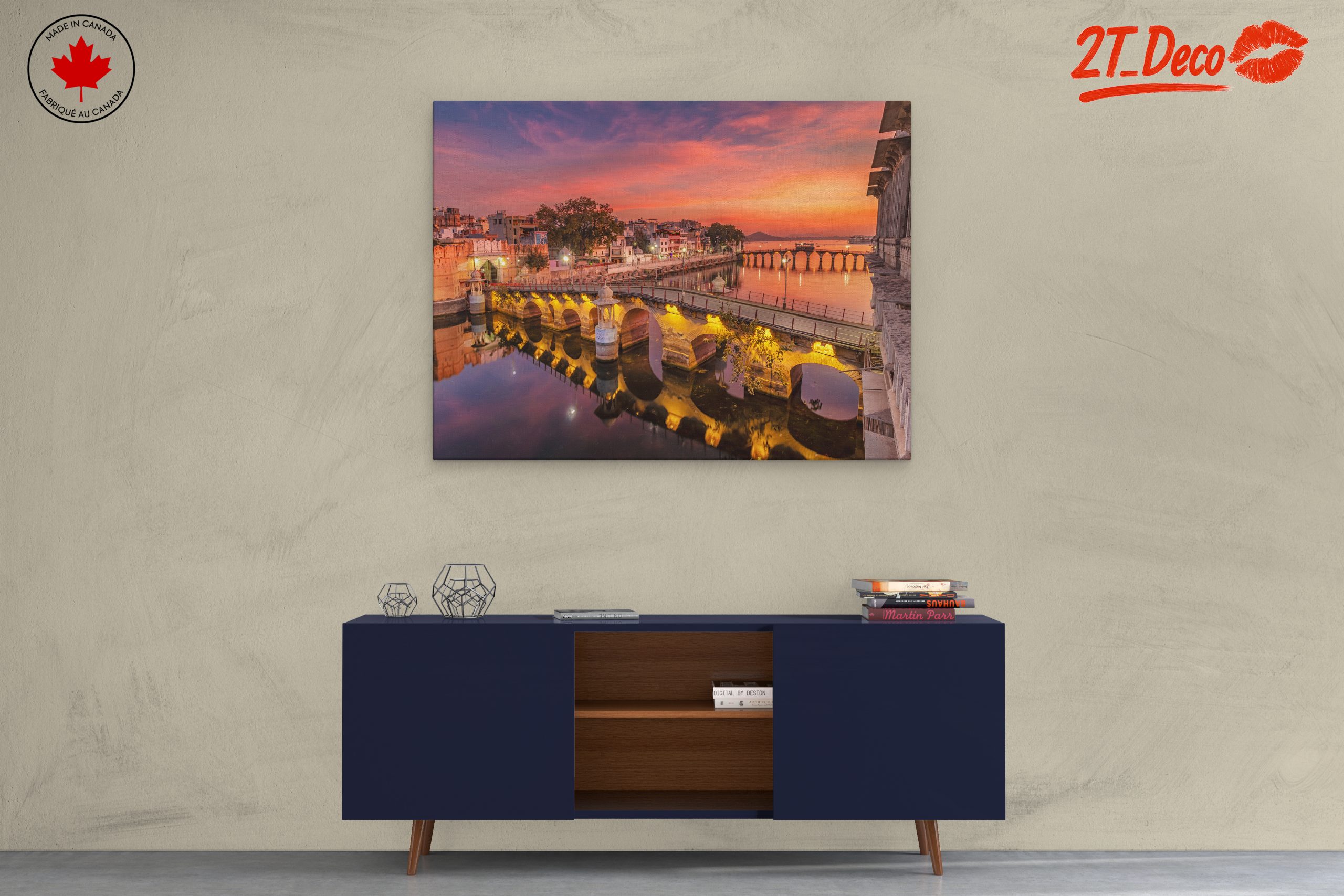 Sunset Reflection Over Urban Cityscape - Image 3