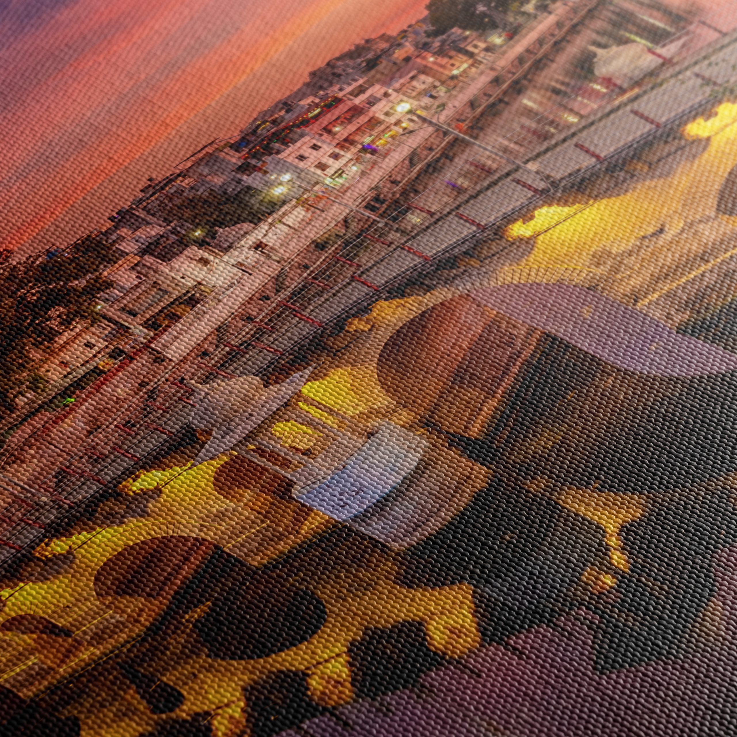Sunset Reflection Over Urban Cityscape - Image 5