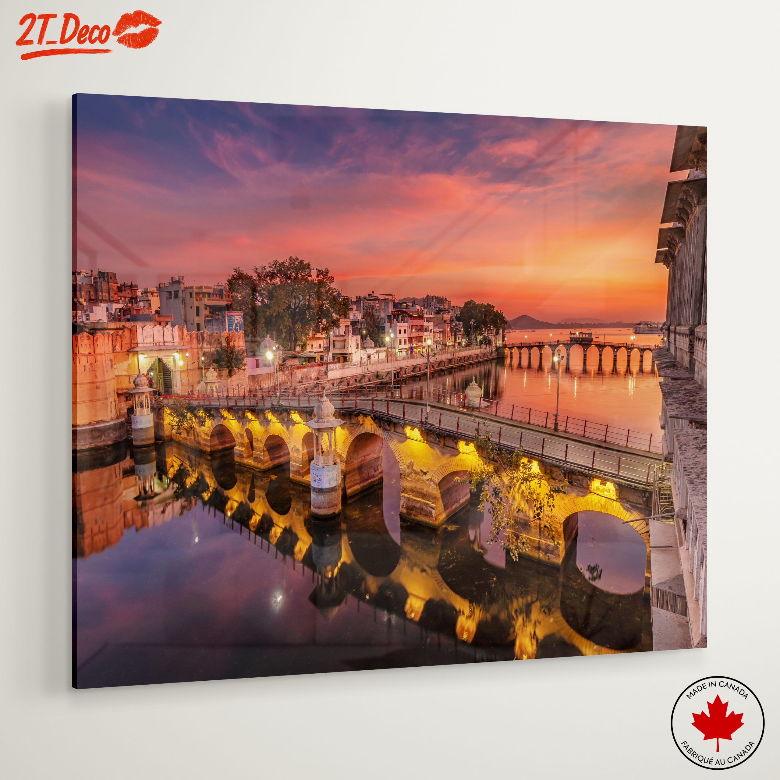 Sunset Reflection Over Urban Cityscape - Image 6
