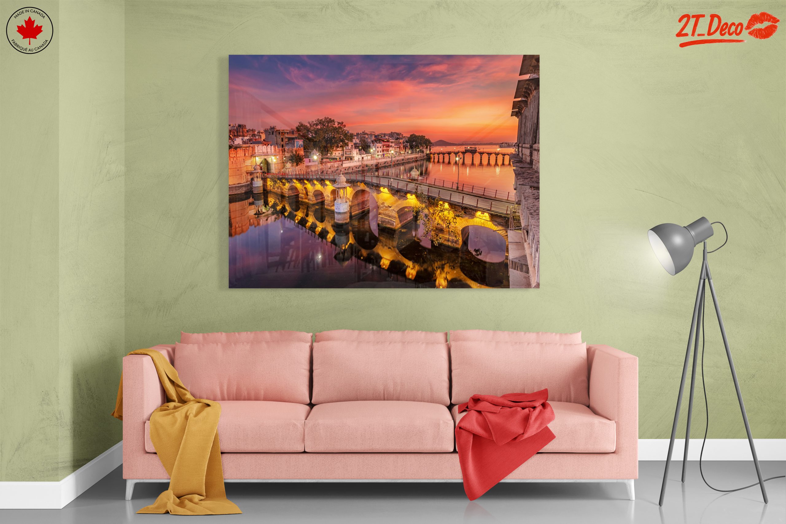 Sunset Reflection Over Urban Cityscape - Image 7