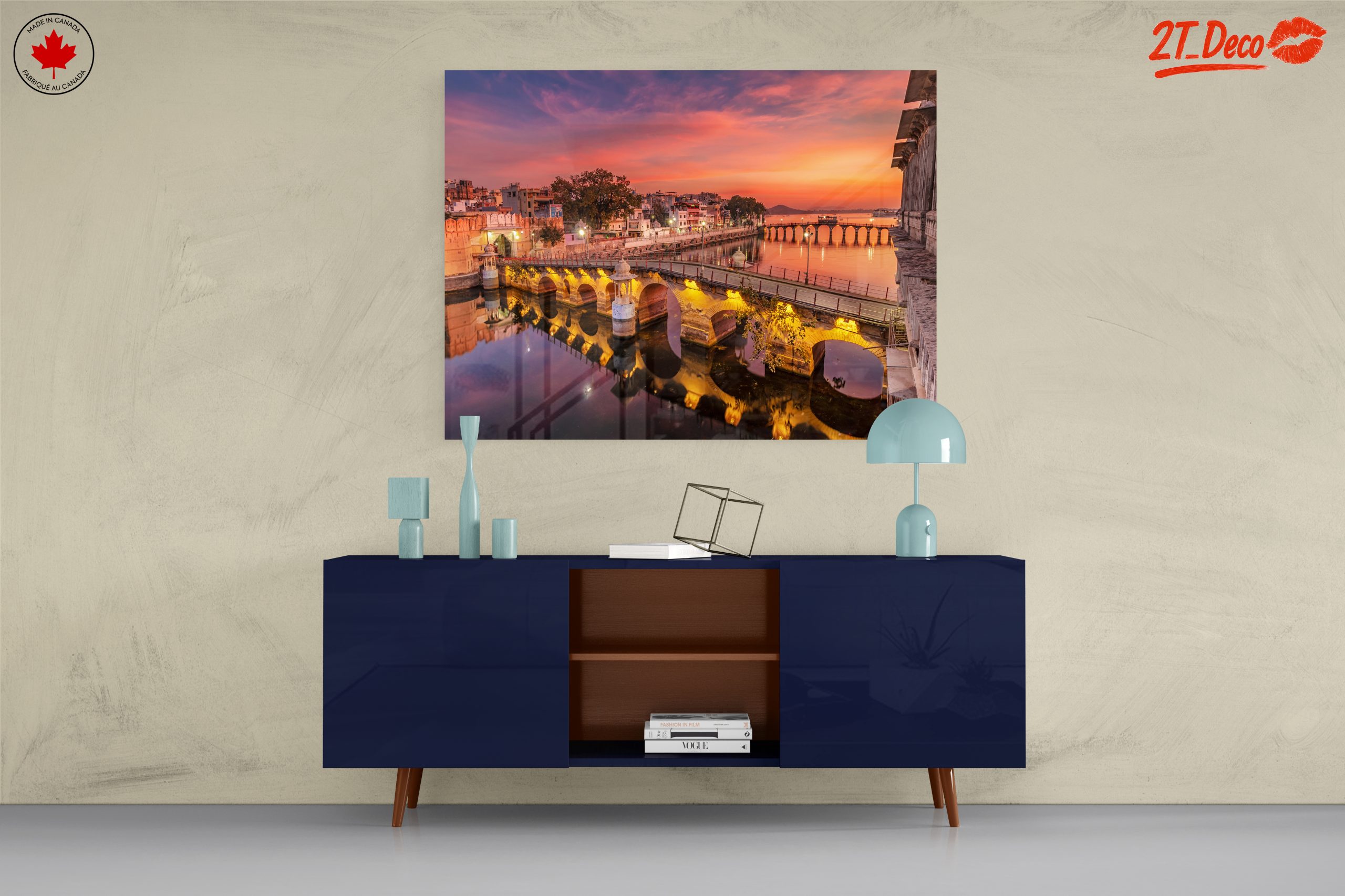 Sunset Reflection Over Urban Cityscape - Image 8