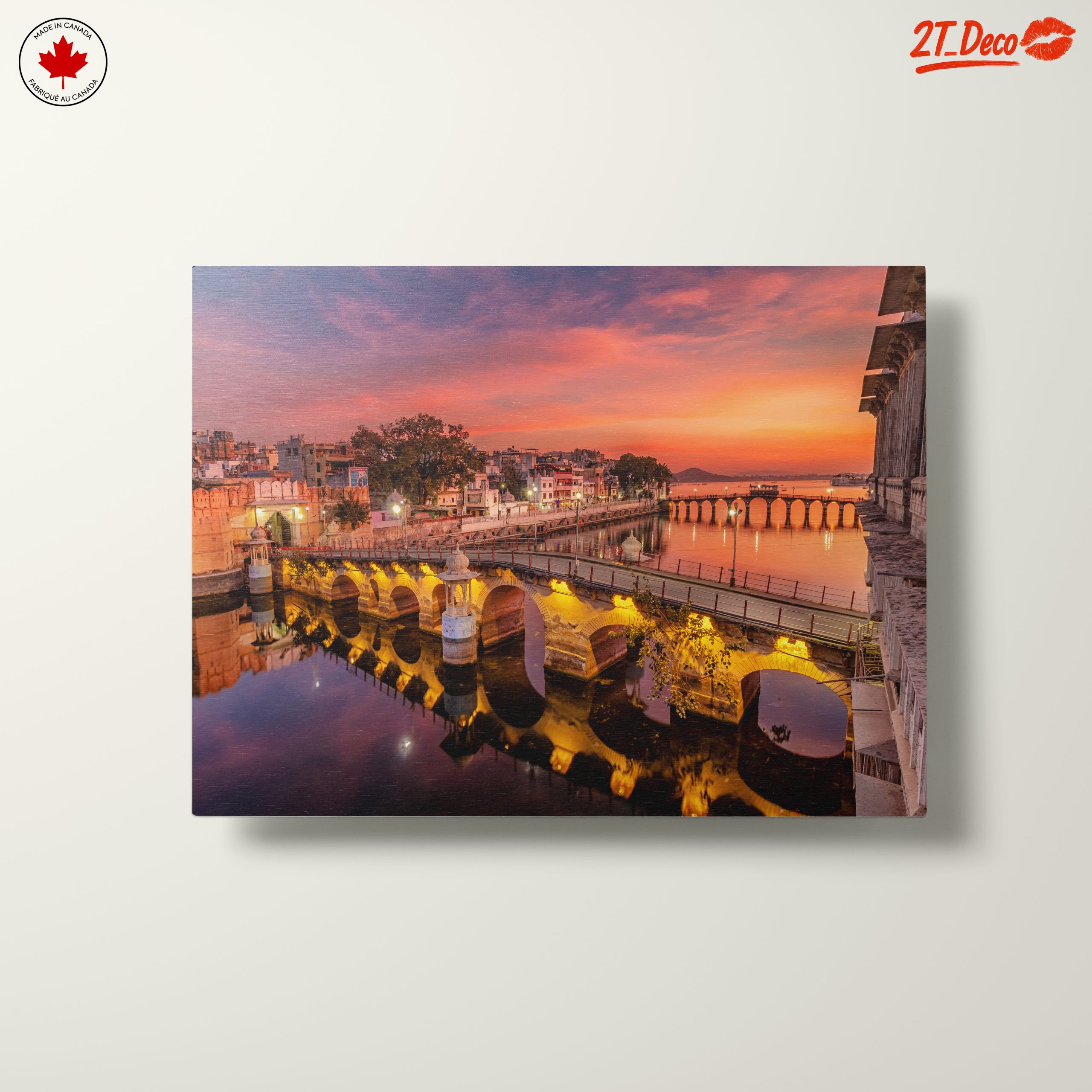 Sunset Reflection Over Urban Cityscape - Image 10