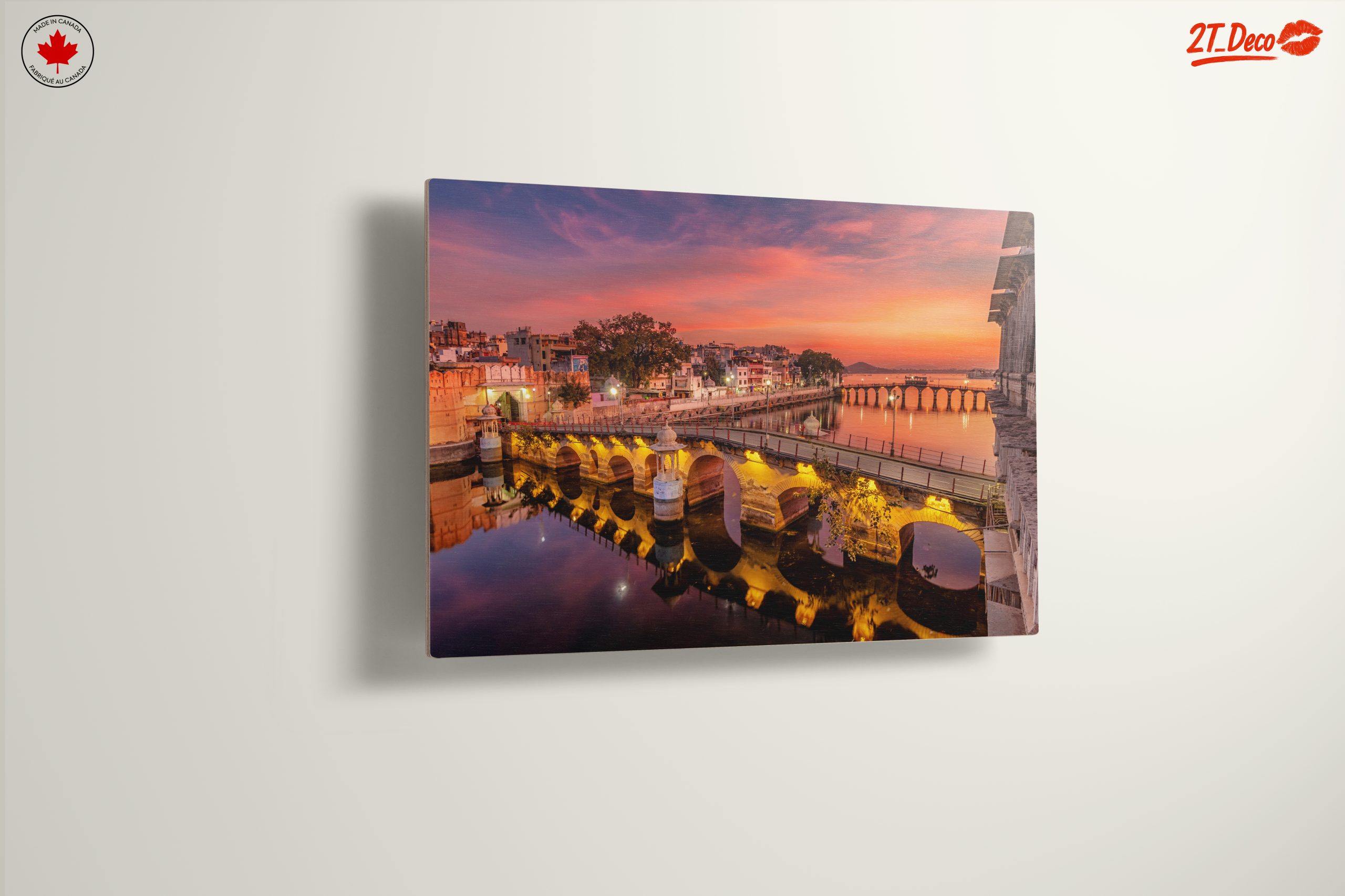 Sunset Reflection Over Urban Cityscape - Image 13