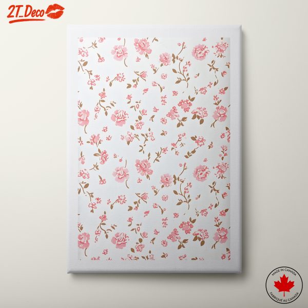 Delicate Floral Pattern Art for Home Decor