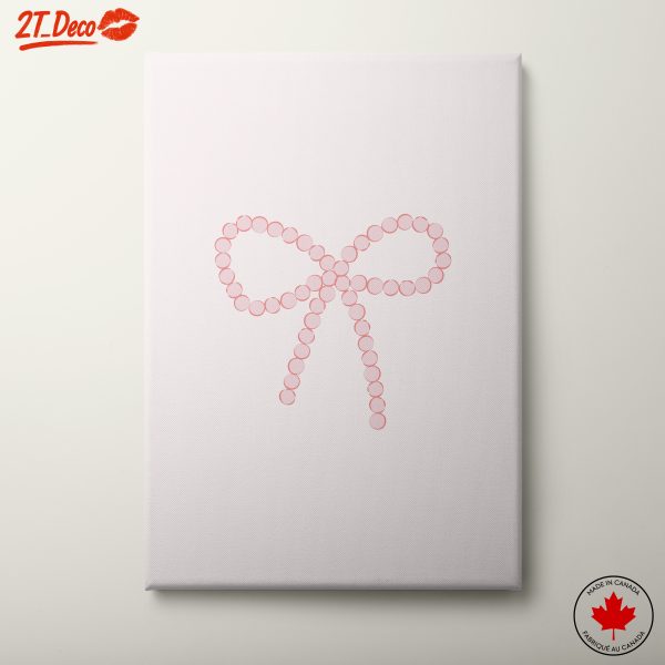 Chic Minimalist Ribbon Art for Stylish Decor