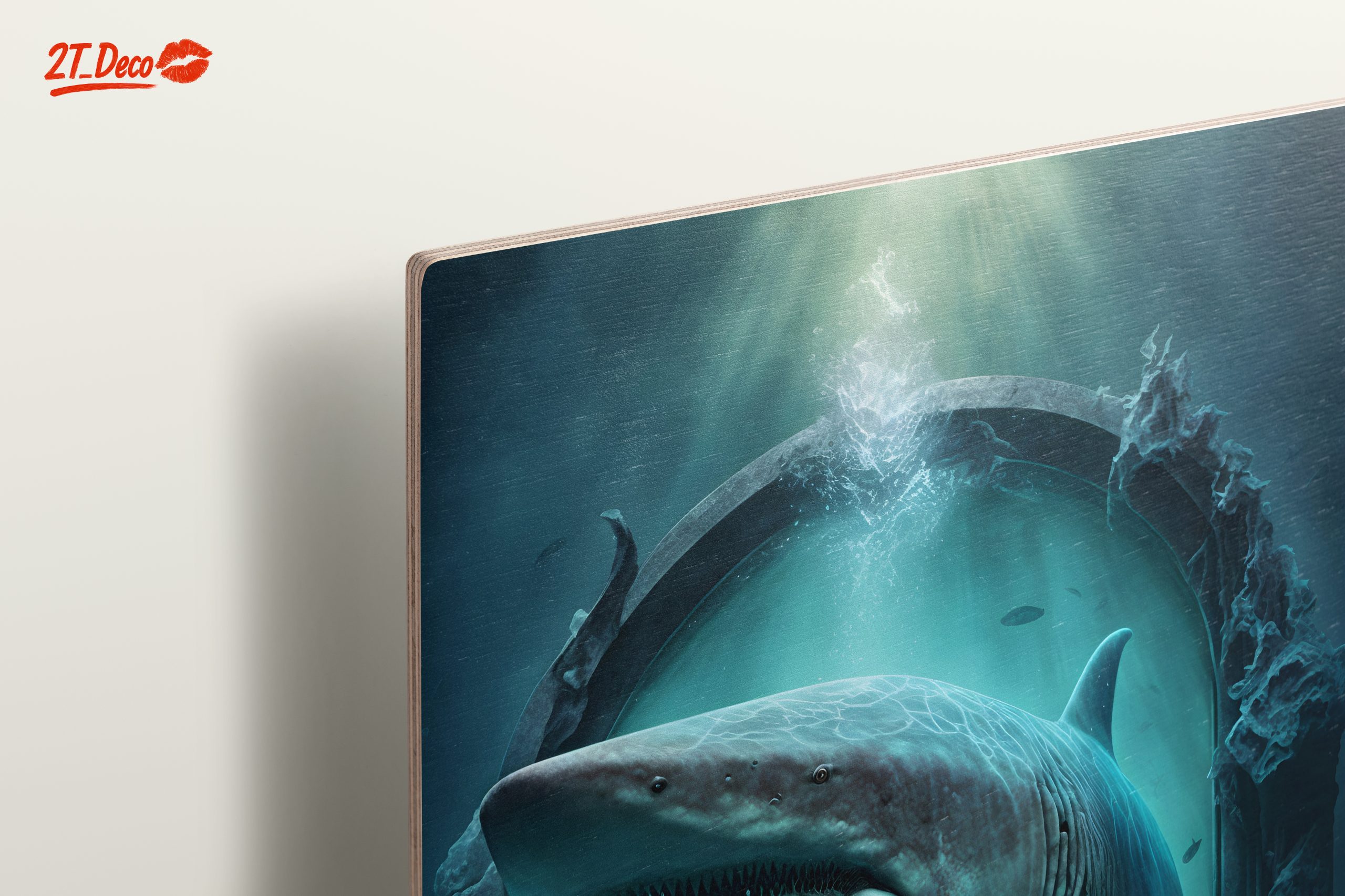 Majestic Shark Swimming Through Ancient Portal - Image 15