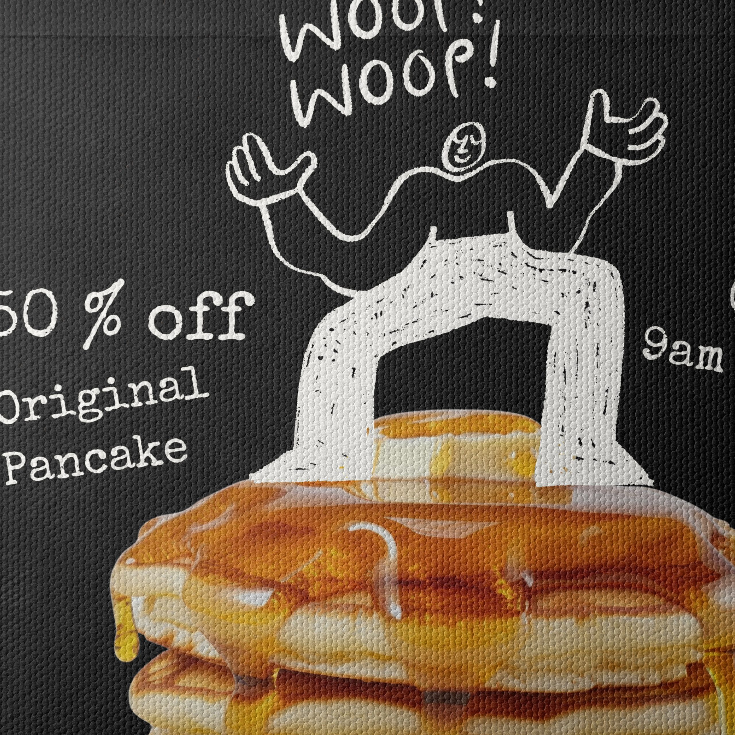 Playful Abstract Pancake Artwork - Image 4