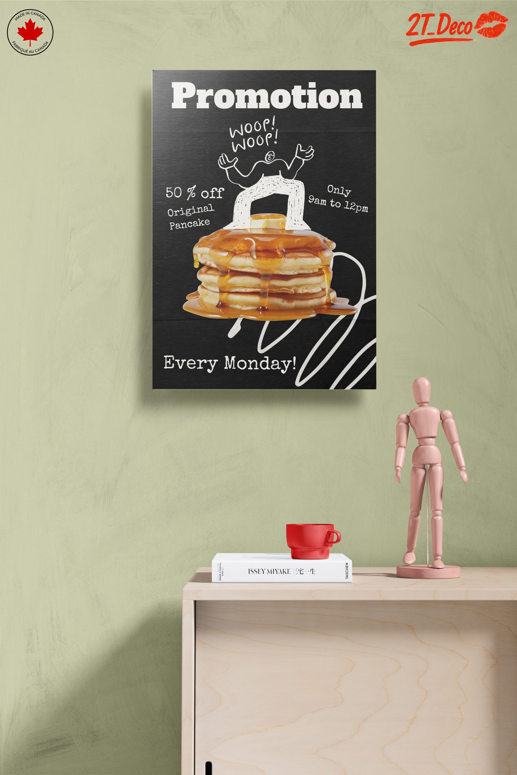 Playful Abstract Pancake Artwork - Image 14