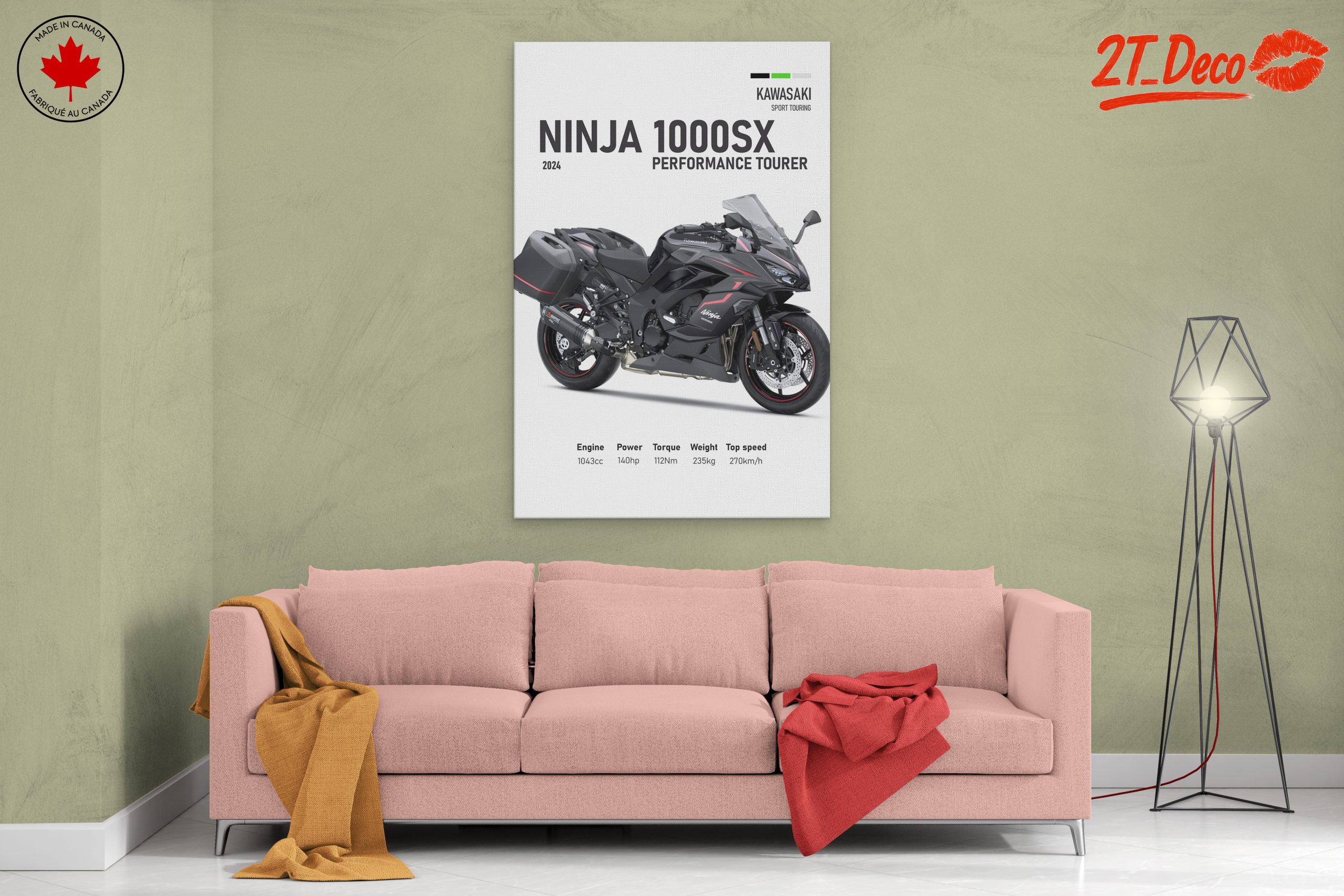 Kawasaki Ninja 1000SX Performance Tourer Art - Image 2