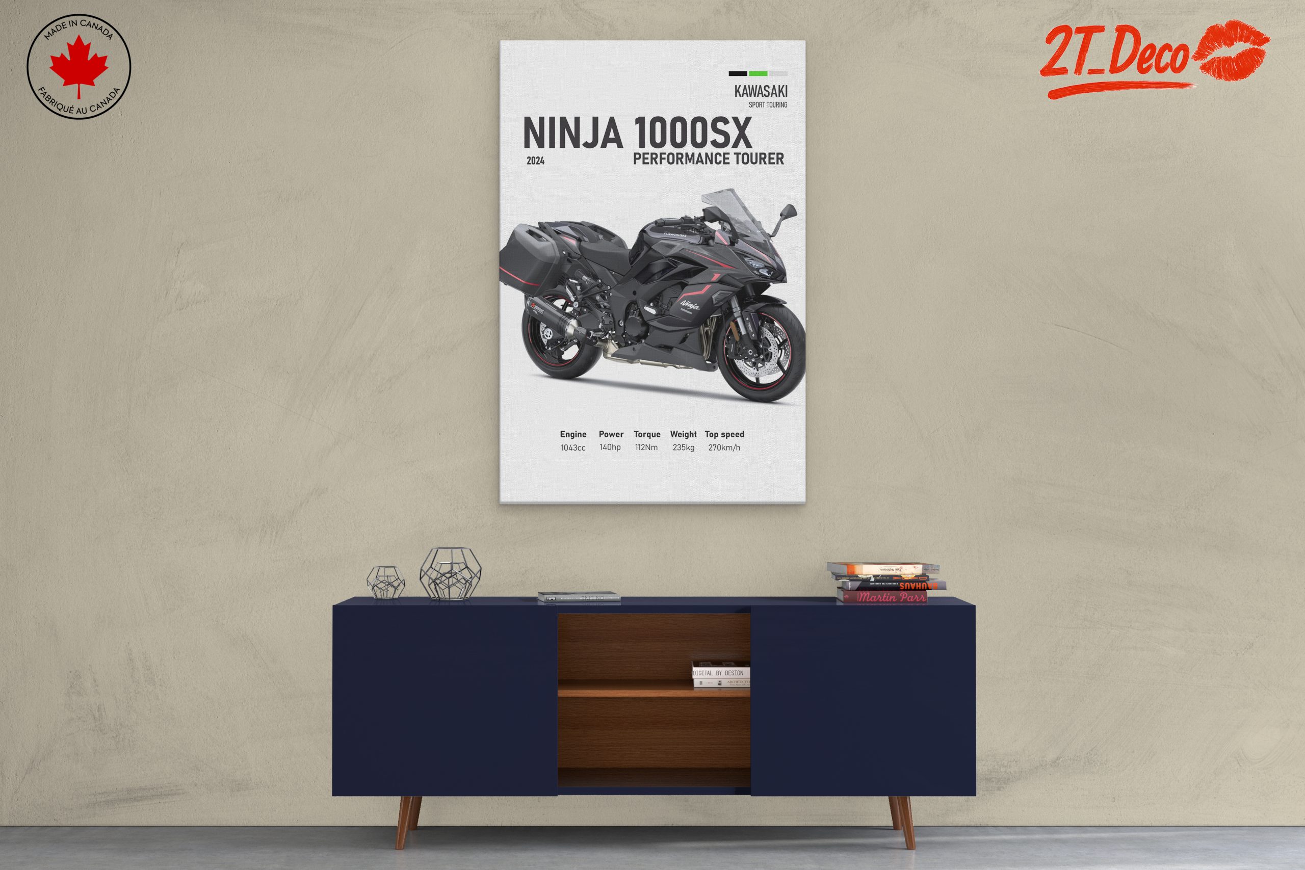 Kawasaki Ninja 1000SX Performance Tourer Art - Image 3