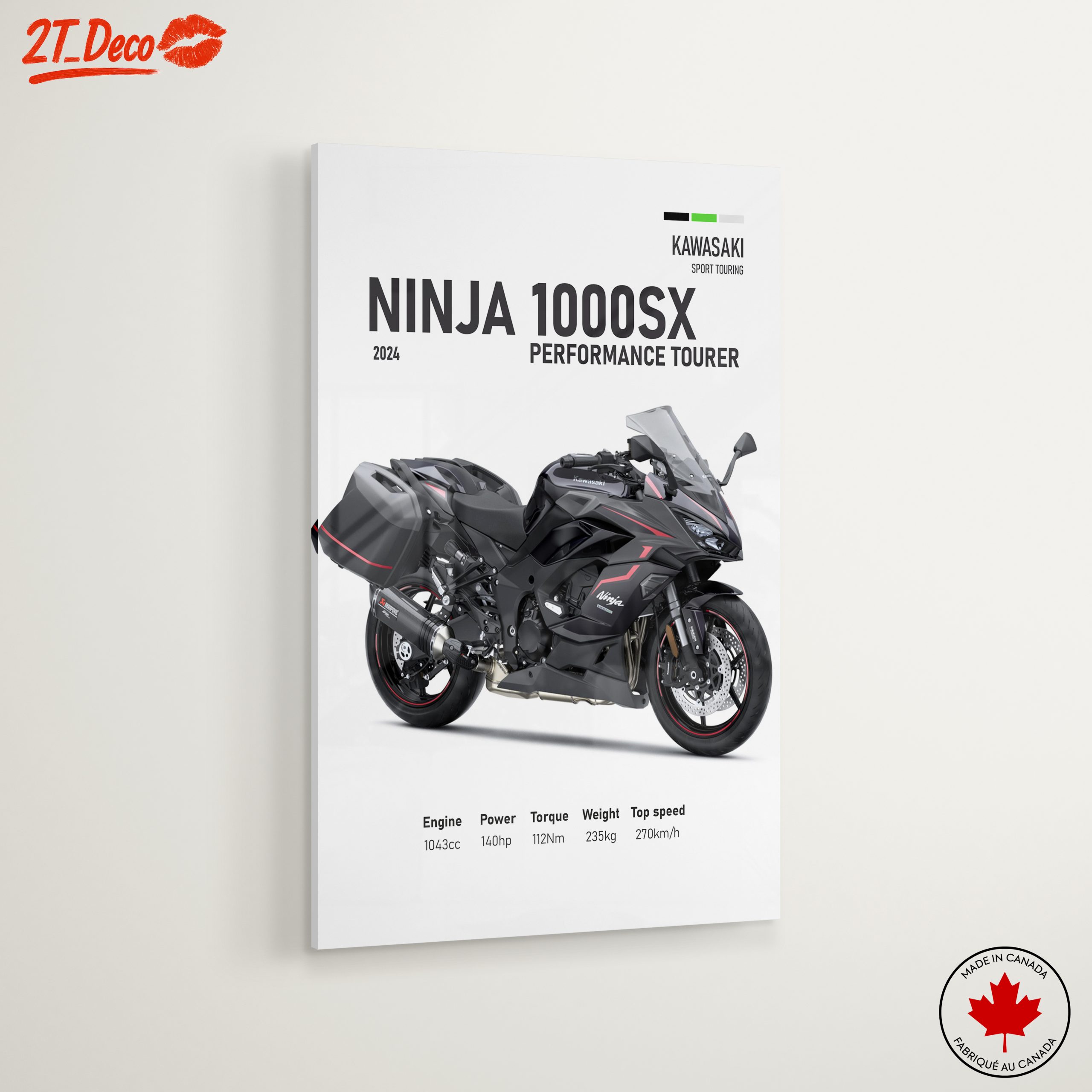 Kawasaki Ninja 1000SX Performance Tourer Art - Image 6