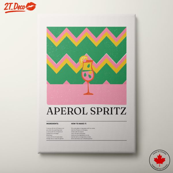 Aperol Spritz Cocktail Recipe Art