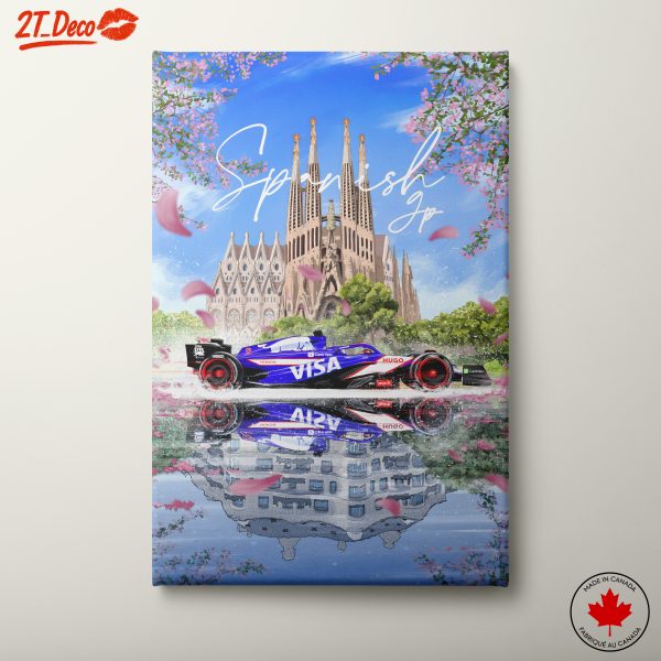 Futuristic City Art Featuring Formula 1 Car