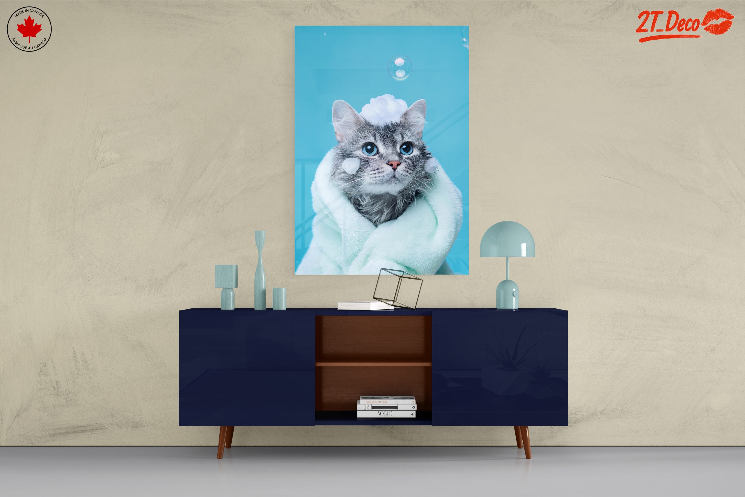 Cute Cat Bathing with Bubbles - Image 8