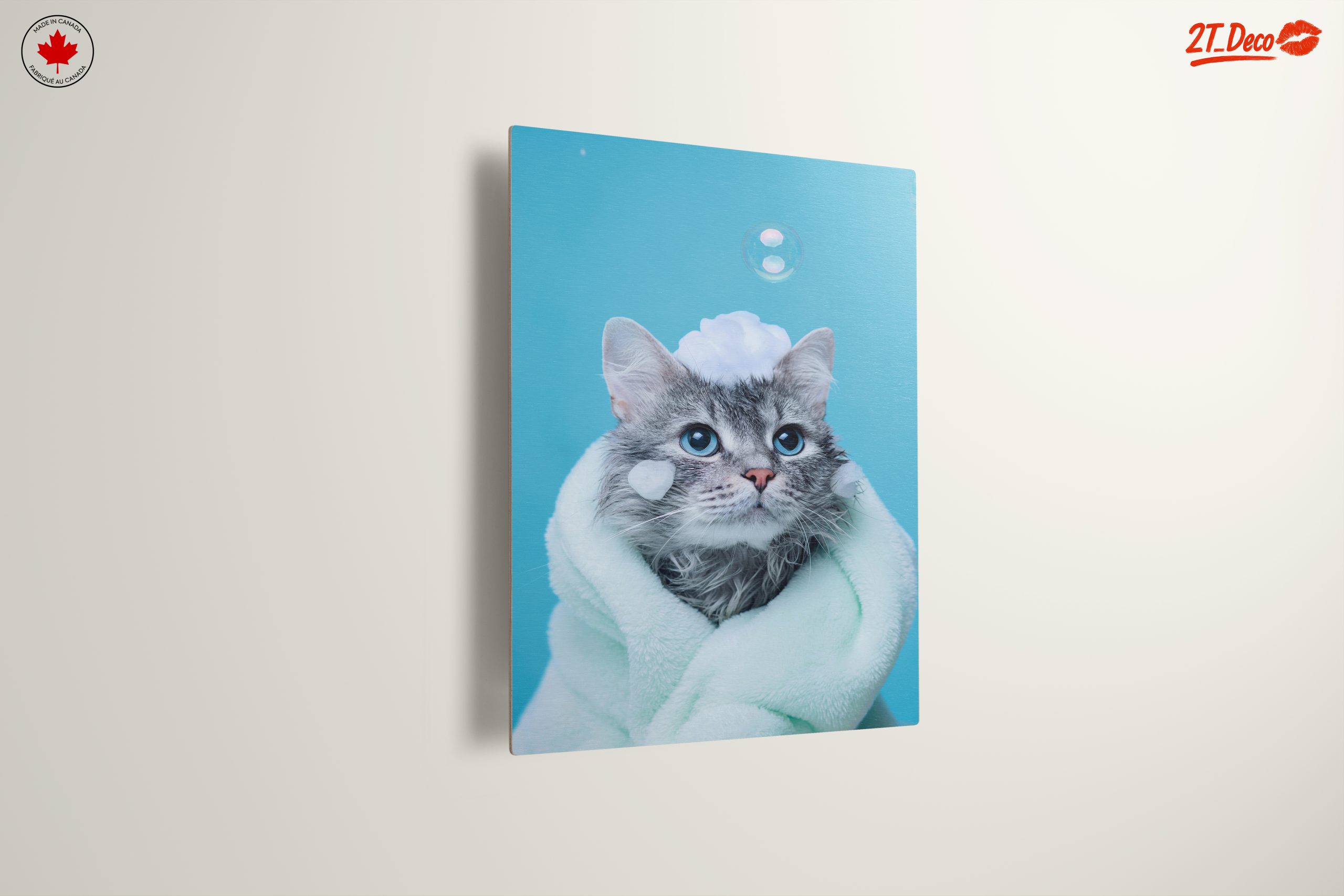Cute Cat Bathing with Bubbles - Image 13