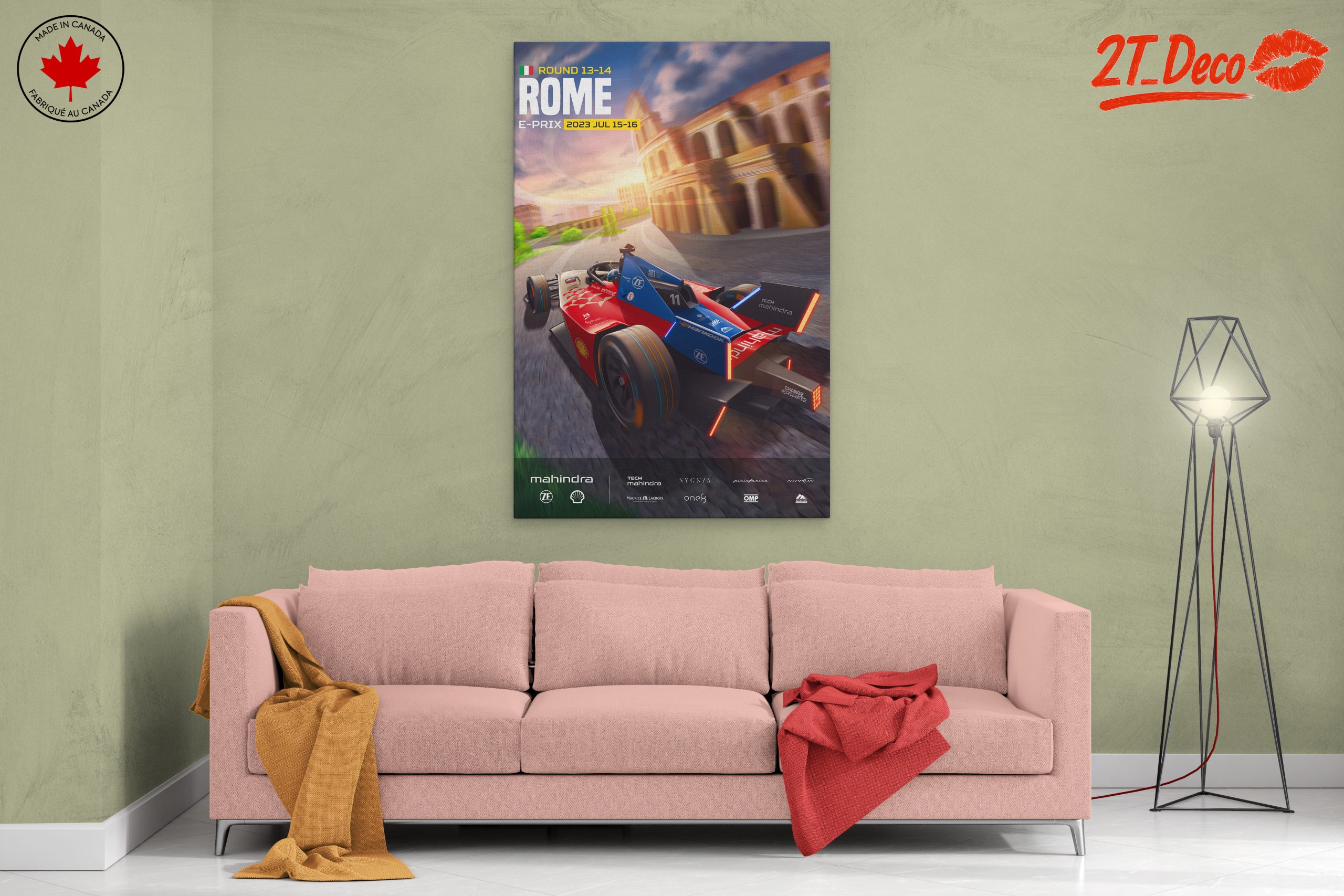 Dynamic Race Scene in Rome City - Image 2