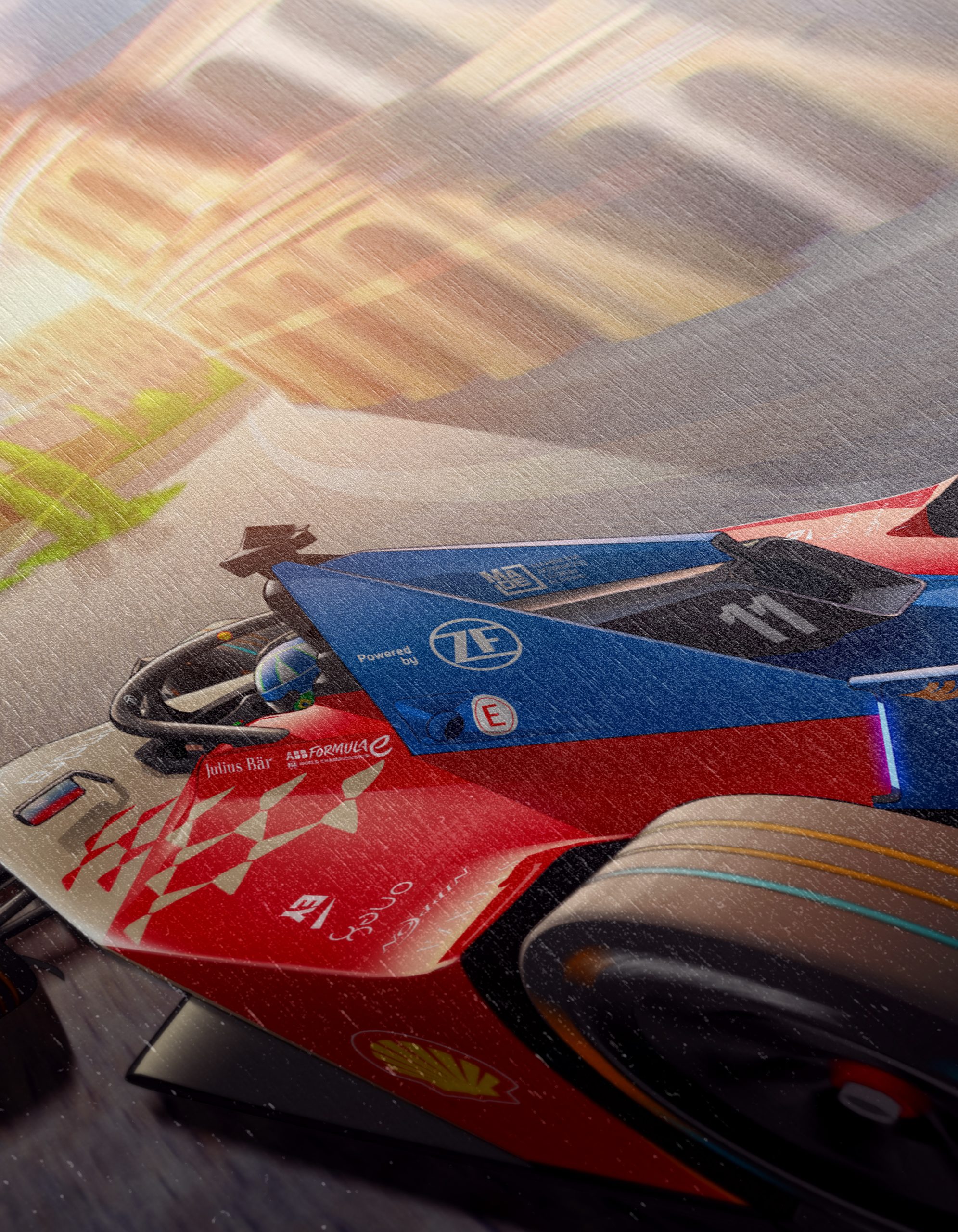 Dynamic Race Scene in Rome City - Image 12