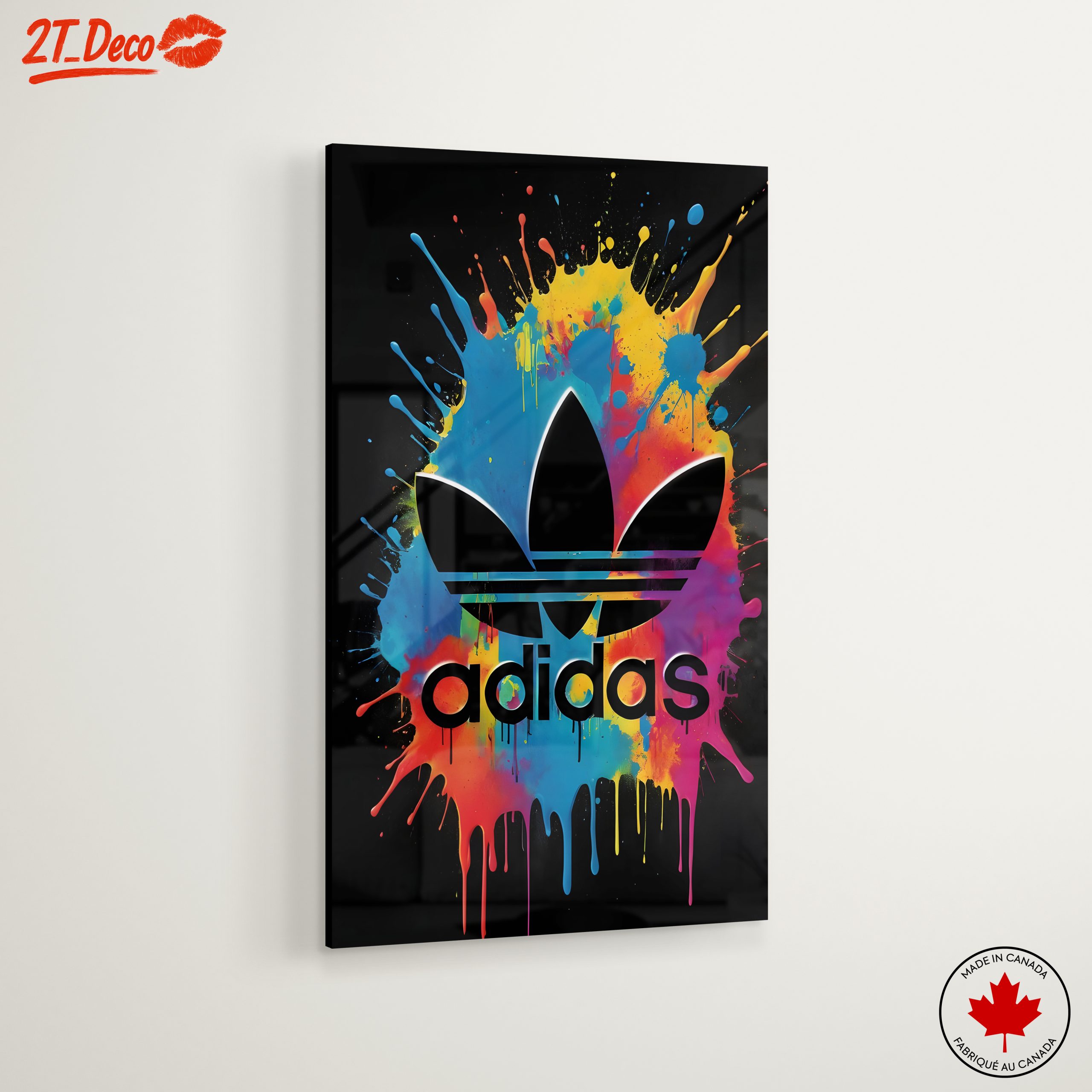 Adidas Logo Art with Color Splash - Image 6