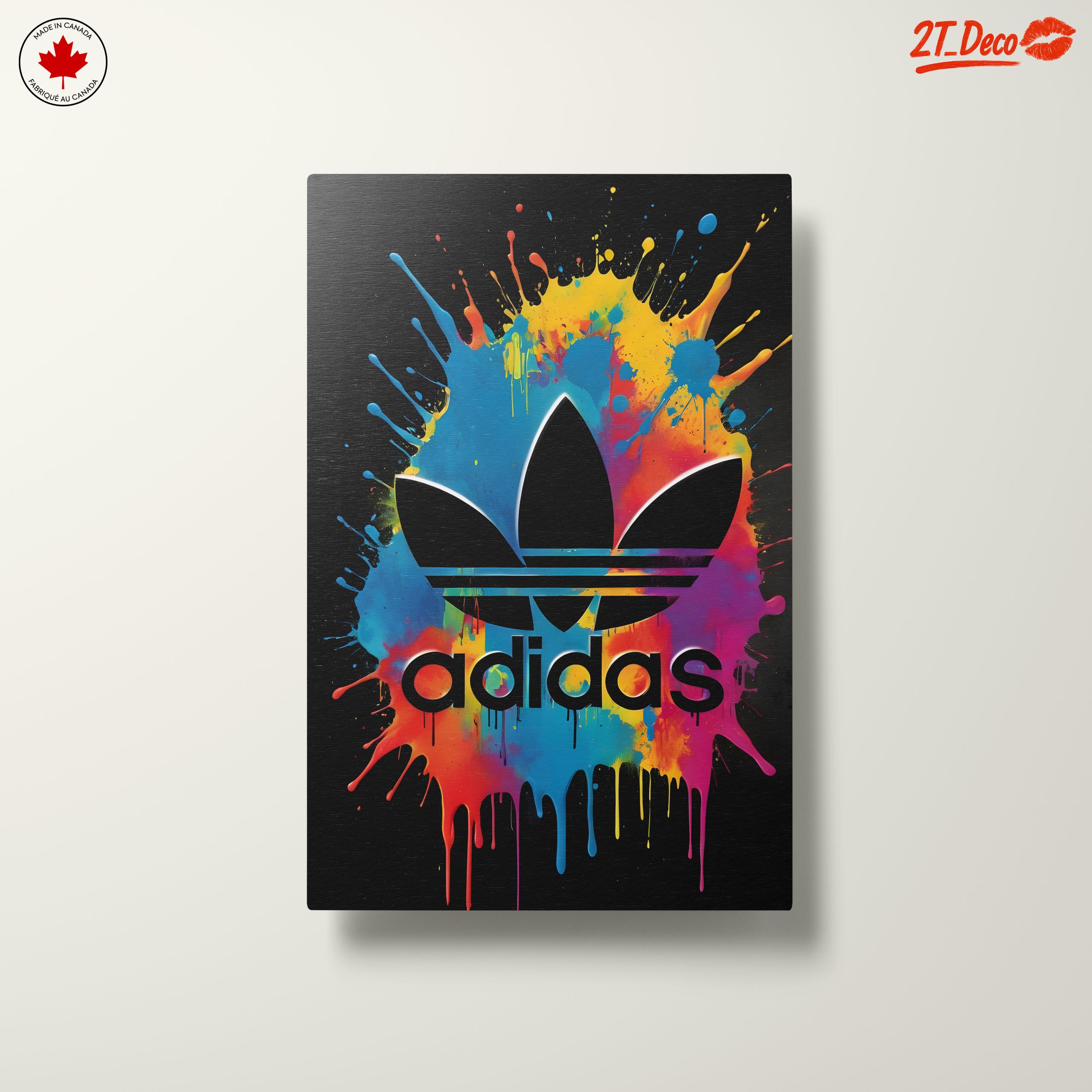Adidas Logo Art with Color Splash - Image 10