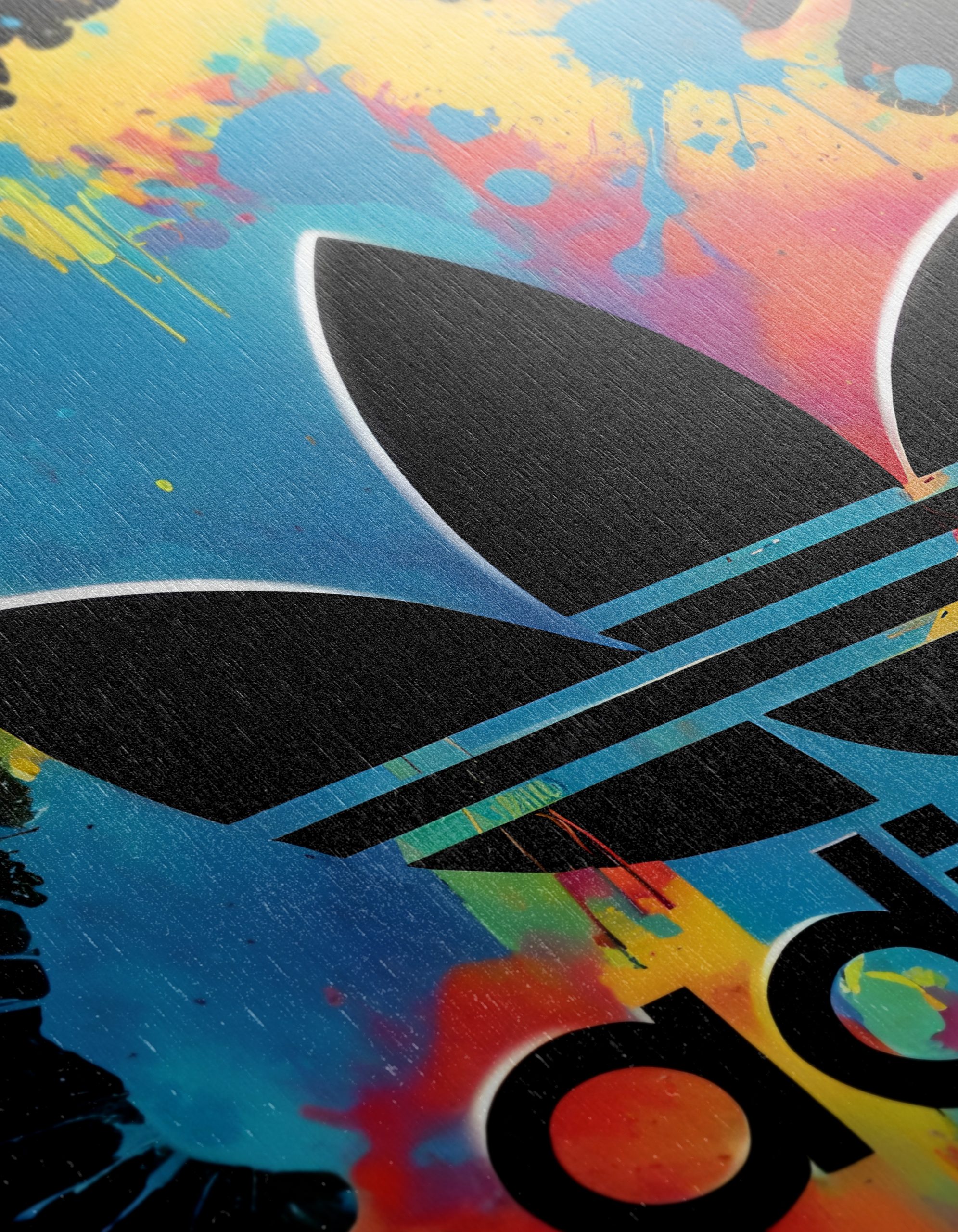 Adidas Logo Art with Color Splash - Image 12