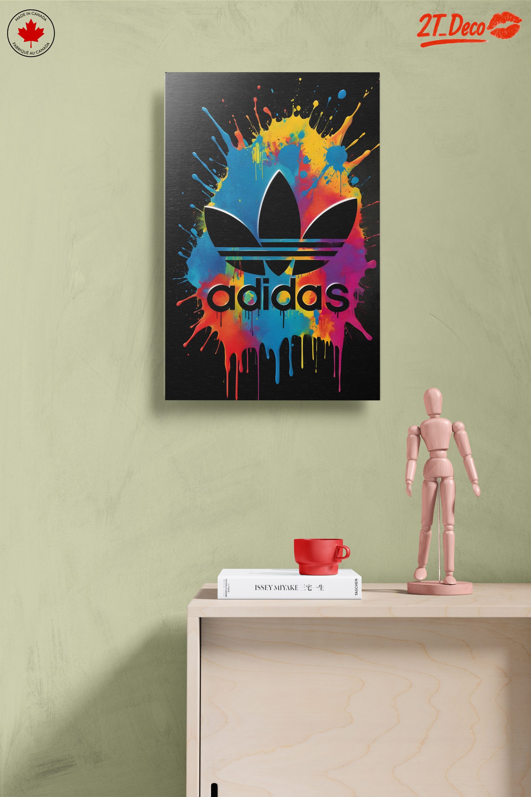 Adidas Logo Art with Color Splash - Image 14