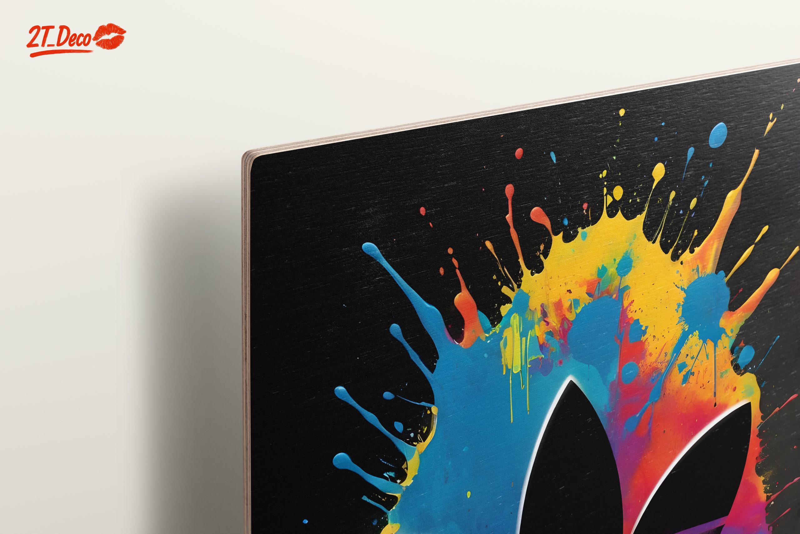 Adidas Logo Art with Color Splash - Image 15