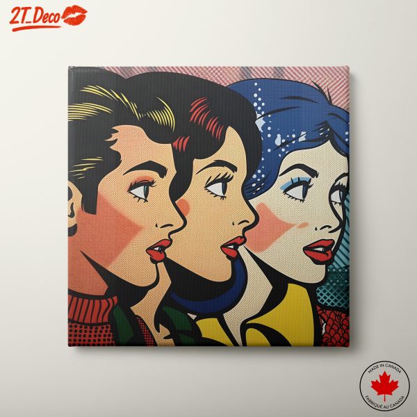 Dynamic Pop Art Portraits of Women