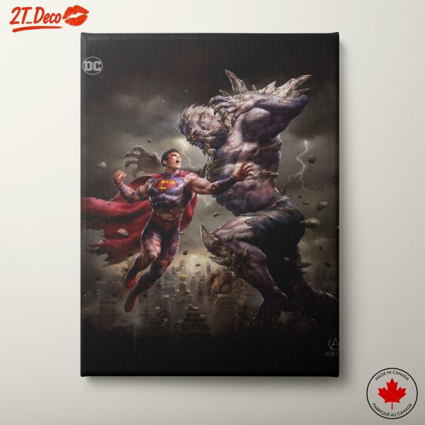 Superman Versus Villain Art