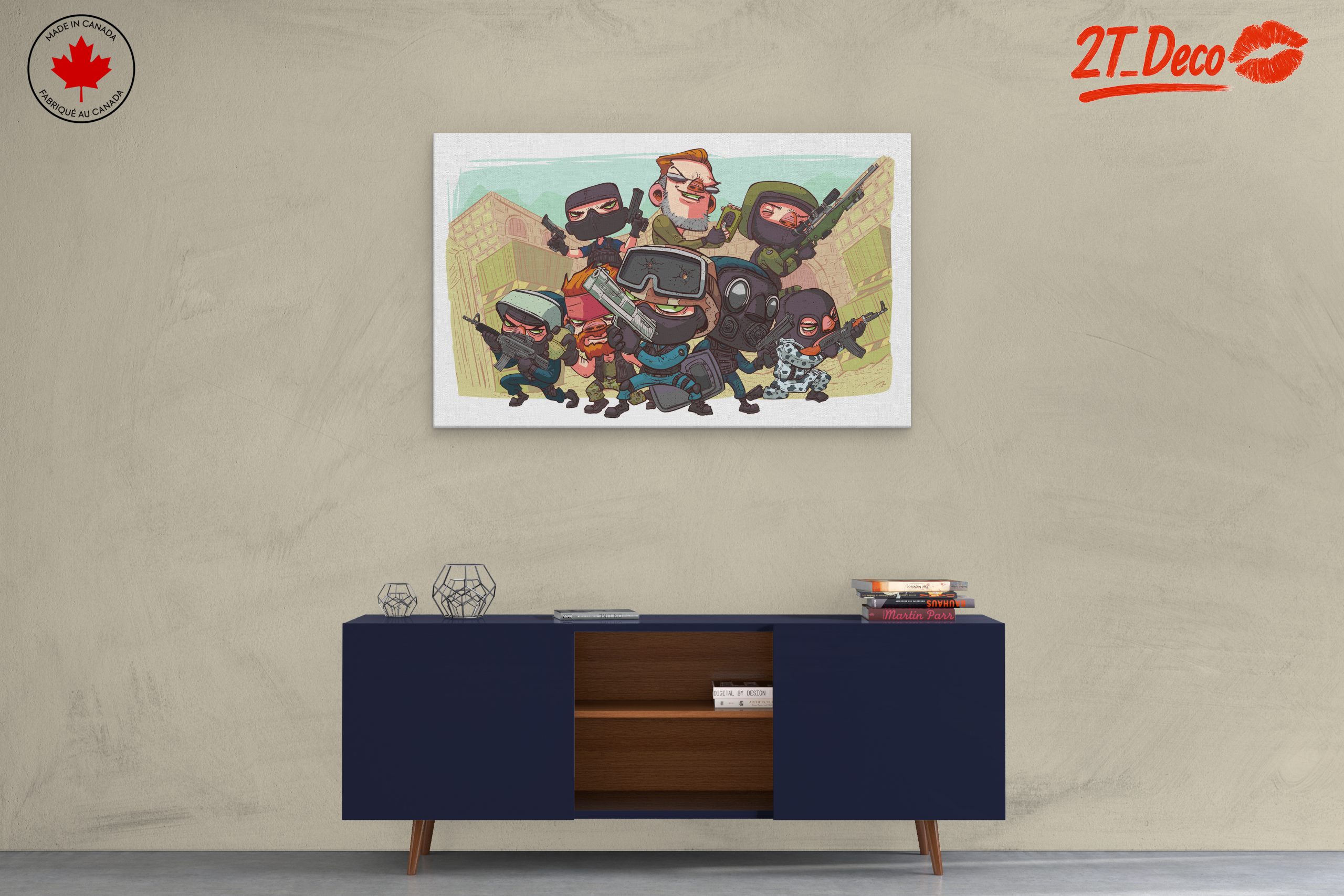 Colorful Cartoon Action Figures in Dynamic Poses - Image 3