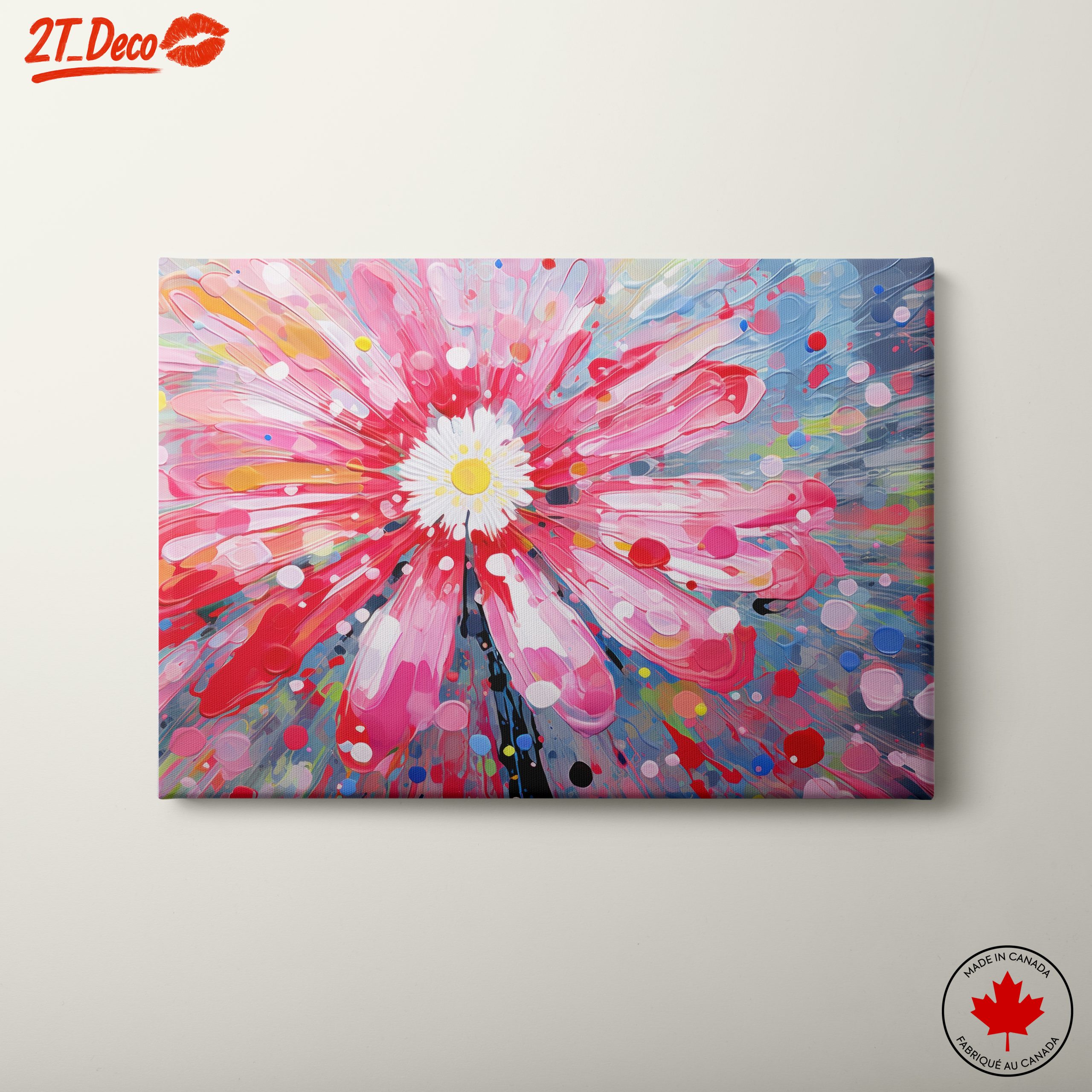 Vibrant Floral Abstract Art 3