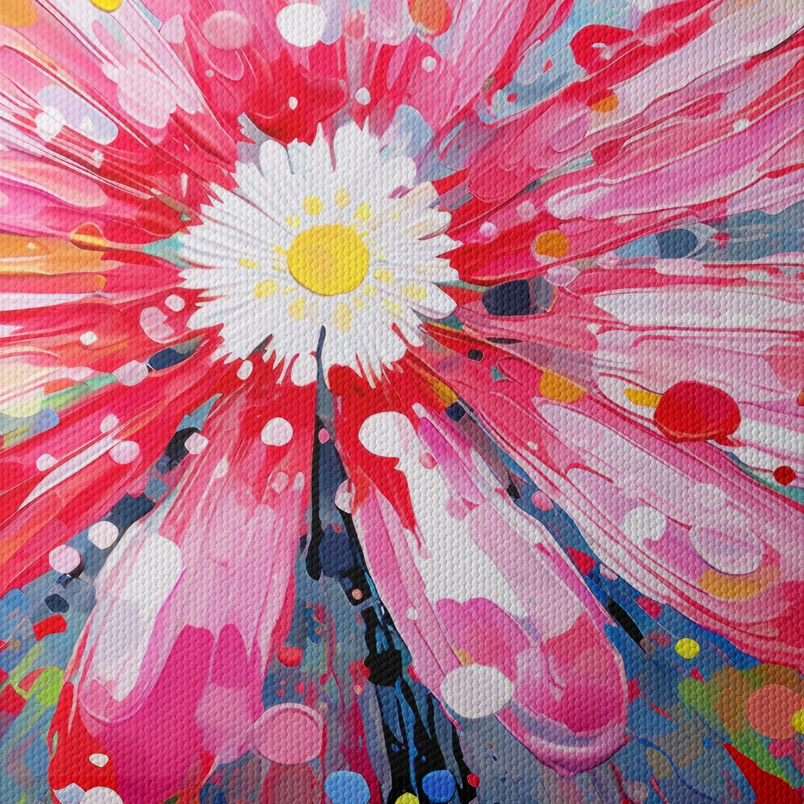 Vibrant Floral Abstract Art 3 - Image 4
