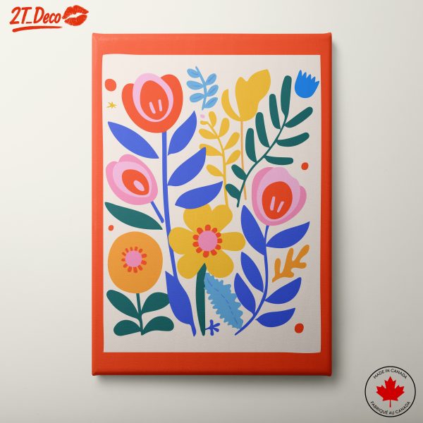 Colorful Botanical Flower Art