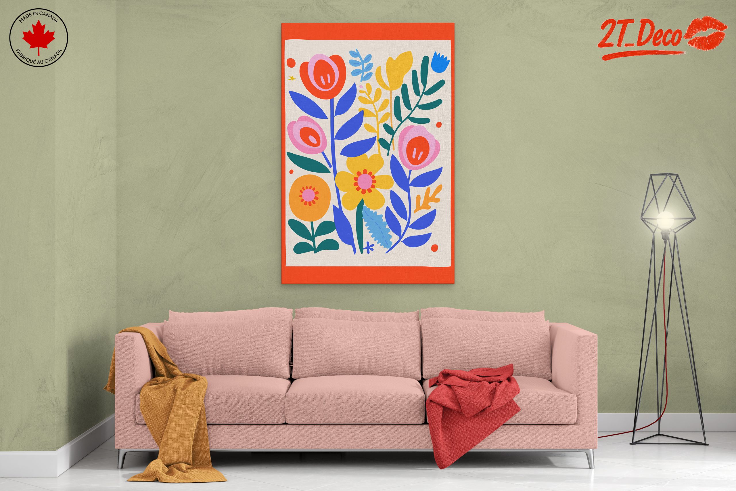 Colorful Botanical Flower Art - Image 2