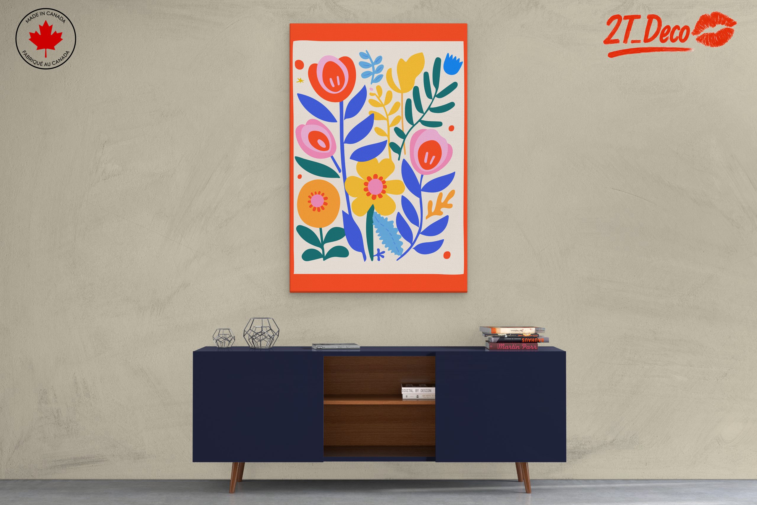 Colorful Botanical Flower Art - Image 3