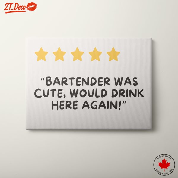 Cute and Humorous Bar Quote Art