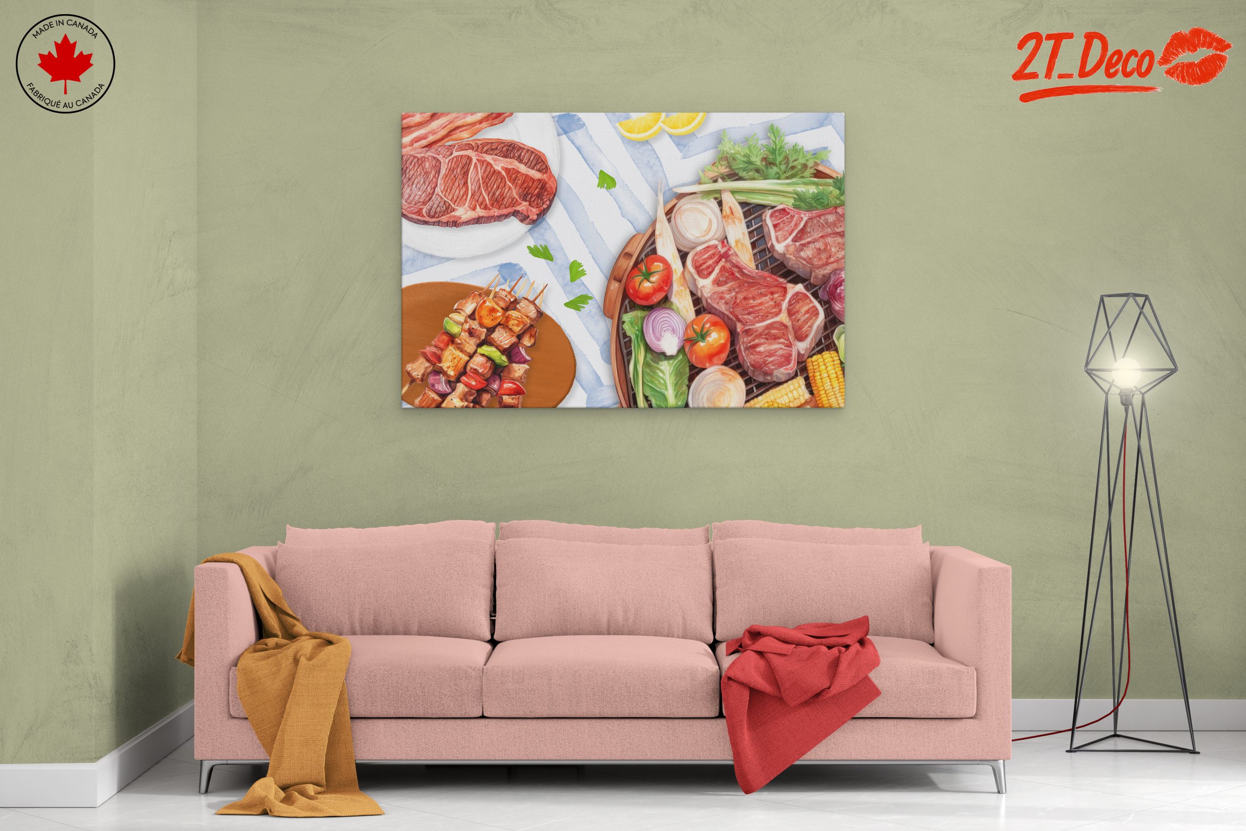 Vibrant Abstract Food Composition - Image 2