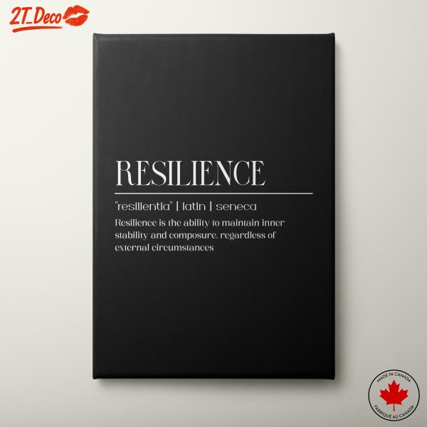 Resilience Inspirational Quote Poster