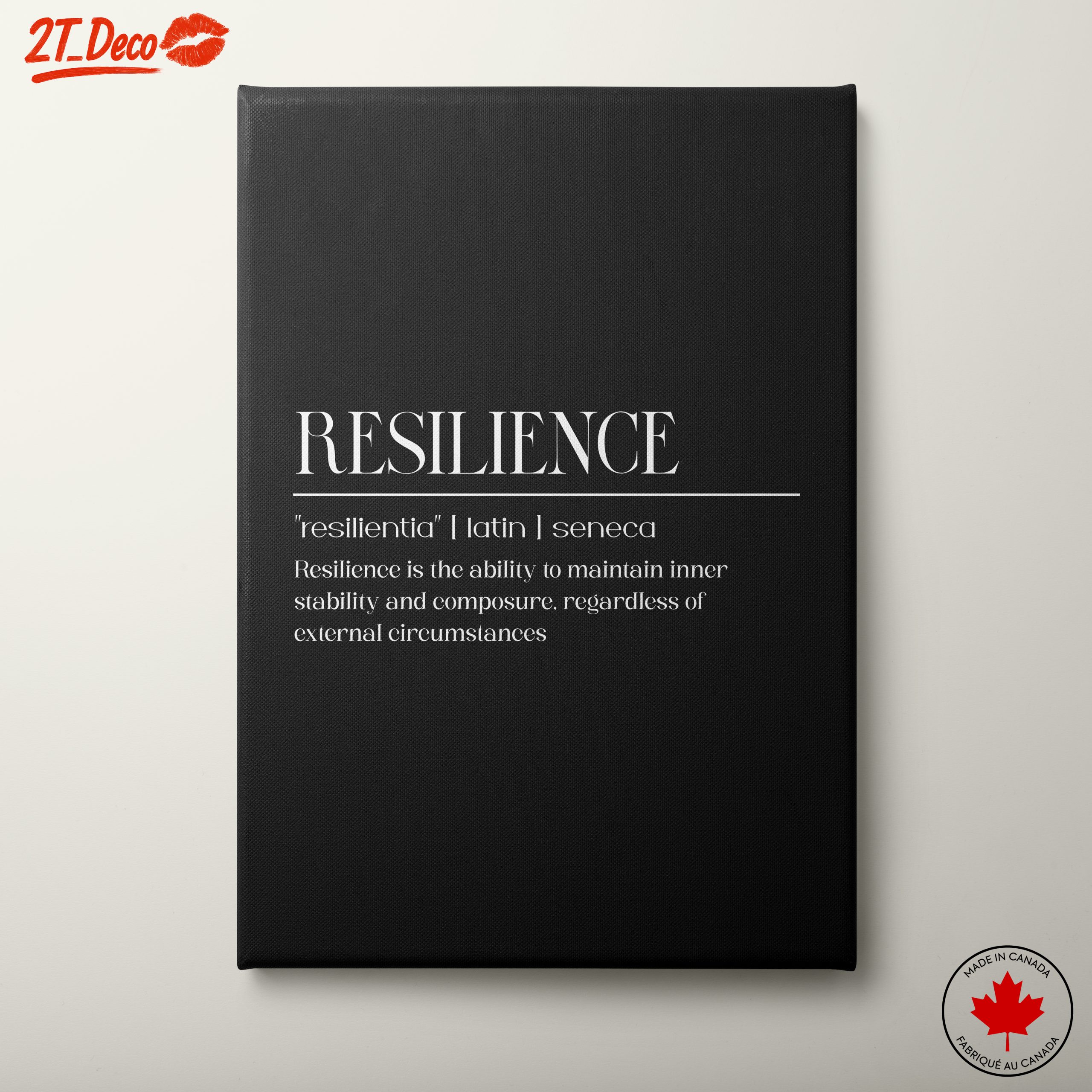 Resilience Inspirational Quote Poster